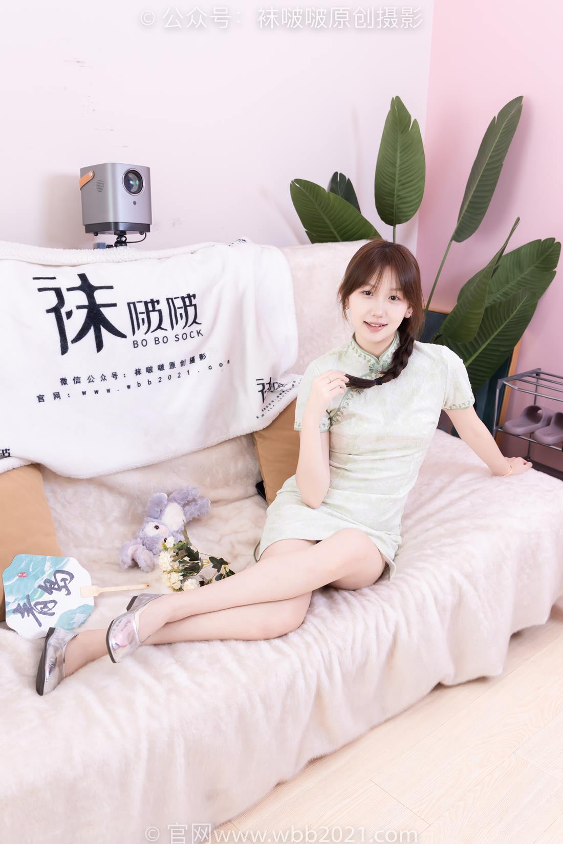 图片[15]-[BoBoSocks袜啵啵]NO.577 香菜-皮鞋、平底鞋、肉色船袜、黑棉袜、旗袍[140P] – 速更版-美库