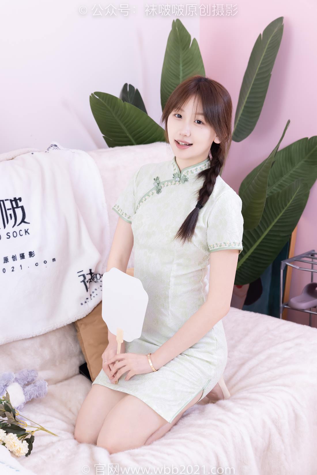 图片[24]-[BoBoSocks袜啵啵]NO.577 香菜-皮鞋、平底鞋、肉色船袜、黑棉袜、旗袍[140P] – 速更版-美库