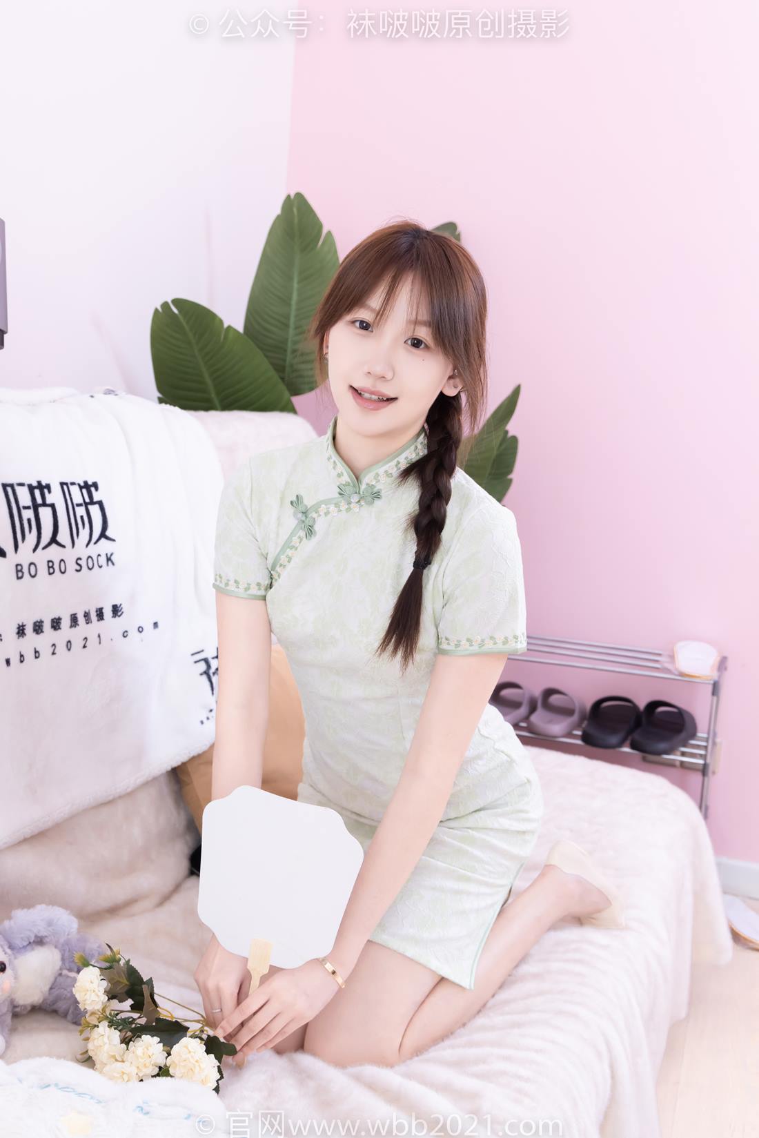 图片[48]-[BoBoSocks袜啵啵]NO.577 香菜-皮鞋、平底鞋、肉色船袜、黑棉袜、旗袍[140P] – 速更版-美库