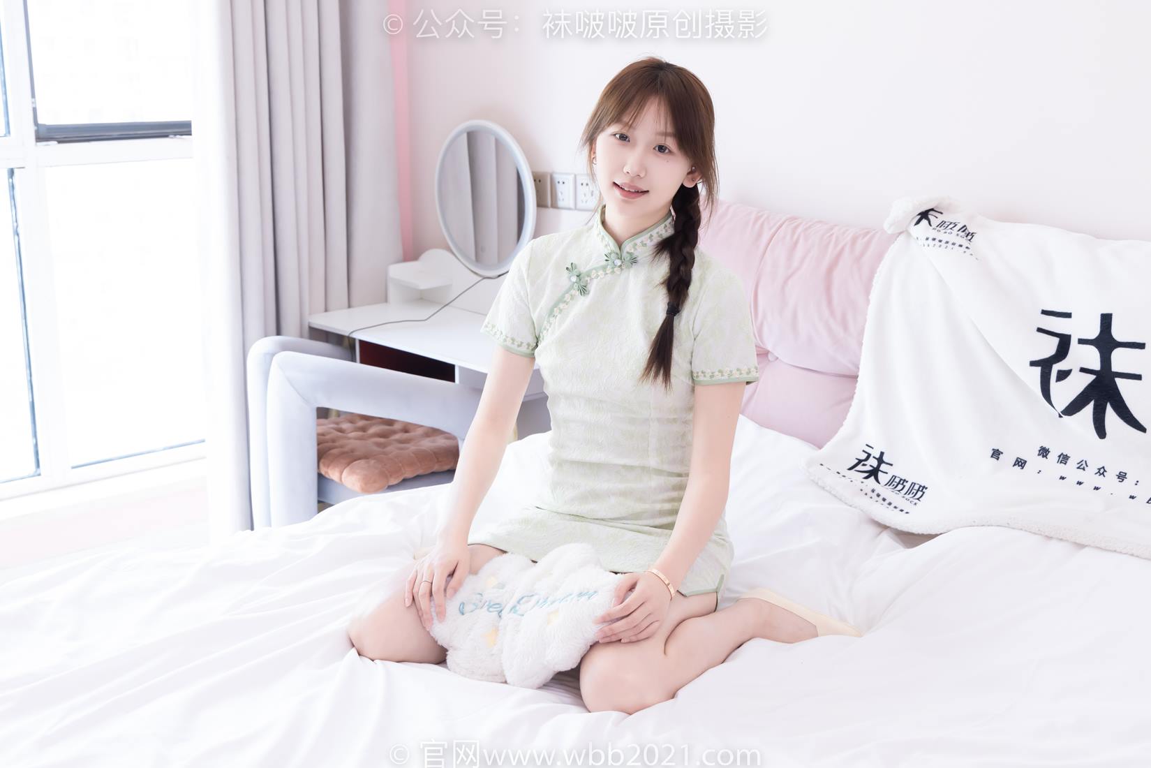 图片[55]-[BoBoSocks袜啵啵]NO.577 香菜-皮鞋、平底鞋、肉色船袜、黑棉袜、旗袍[140P] – 速更版-美库