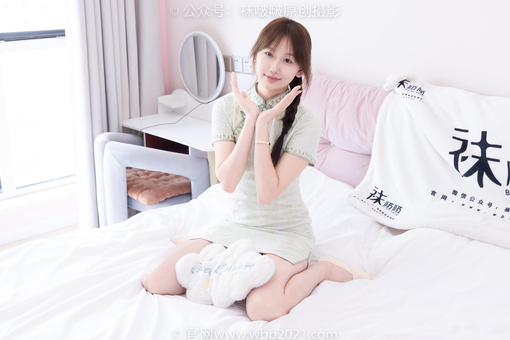 图片[58]-[BoBoSocks袜啵啵]NO.577 香菜-皮鞋、平底鞋、肉色船袜、黑棉袜、旗袍[140P] – 速更版-美库