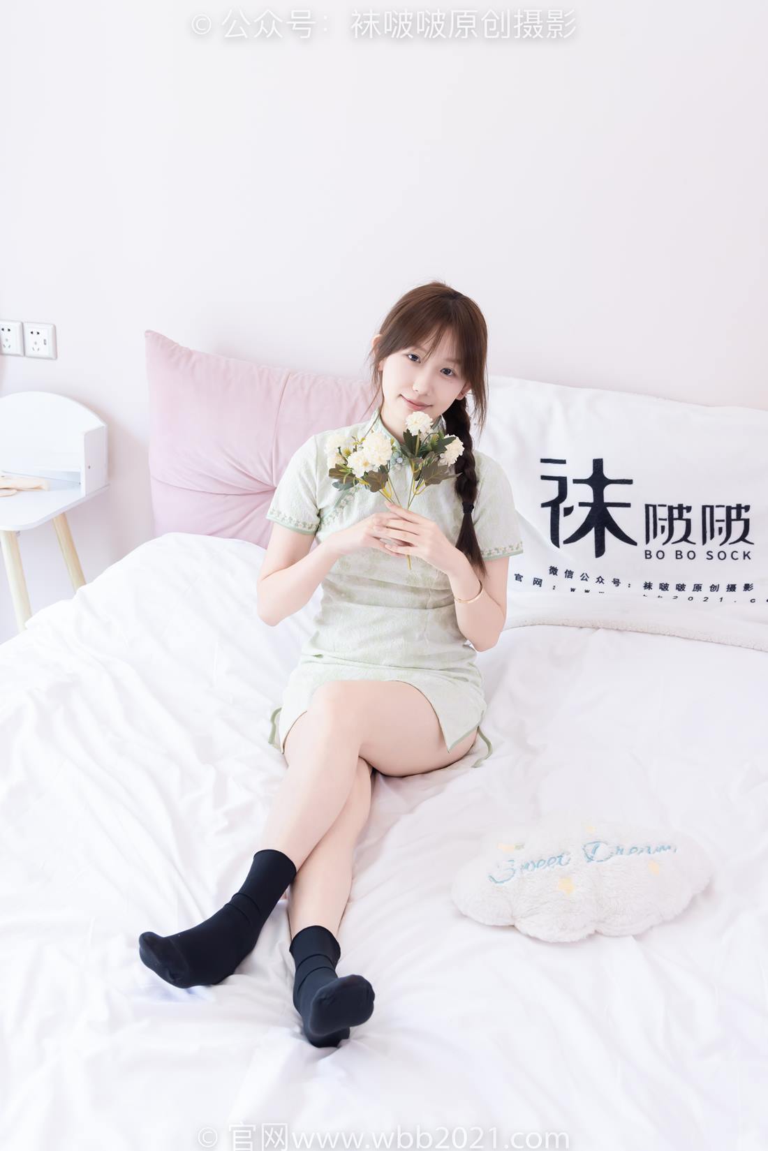 图片[99]-[BoBoSocks袜啵啵]NO.577 香菜-皮鞋、平底鞋、肉色船袜、黑棉袜、旗袍[140P] – 速更版-美库