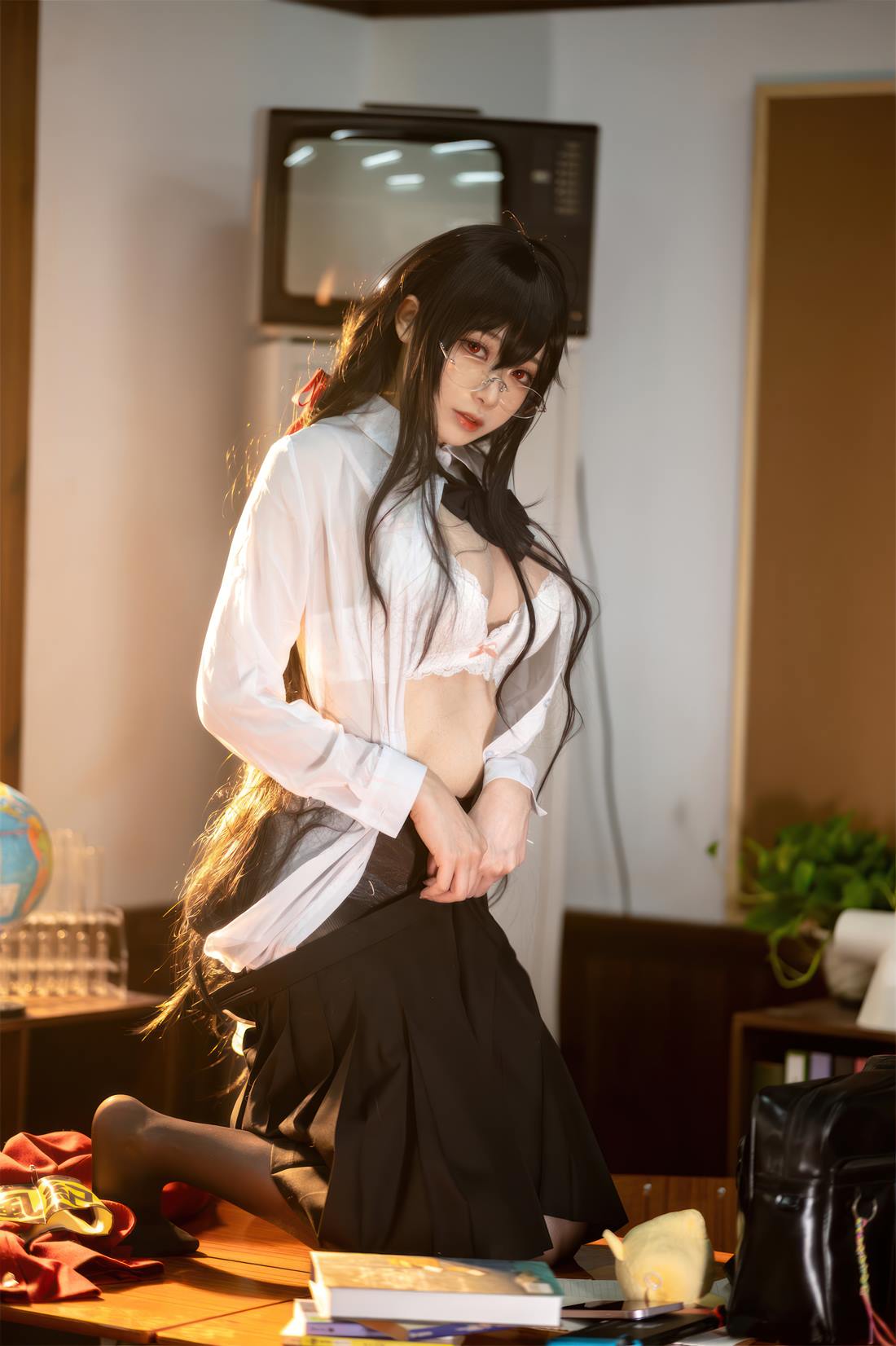 图片[12]-安食Ajiki – 碧蓝航线 大凤 JK[28P] – 速更版-美库