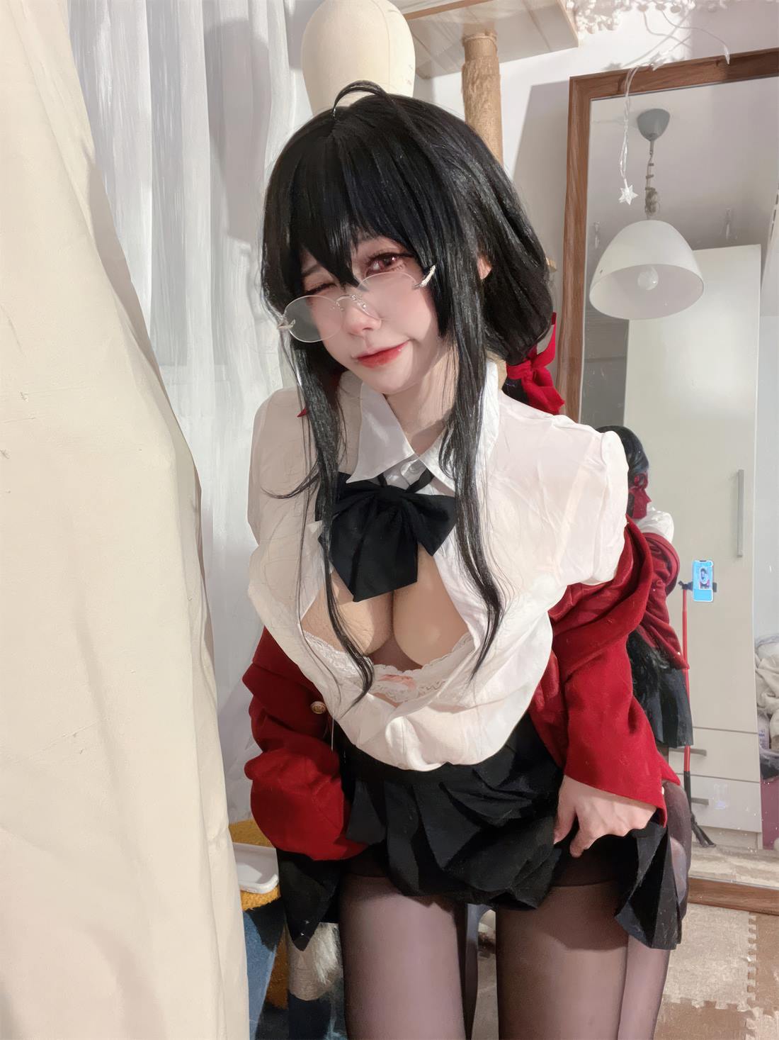 图片[16]-安食Ajiki – 碧蓝航线 大凤 JK[28P] – 速更版-美库