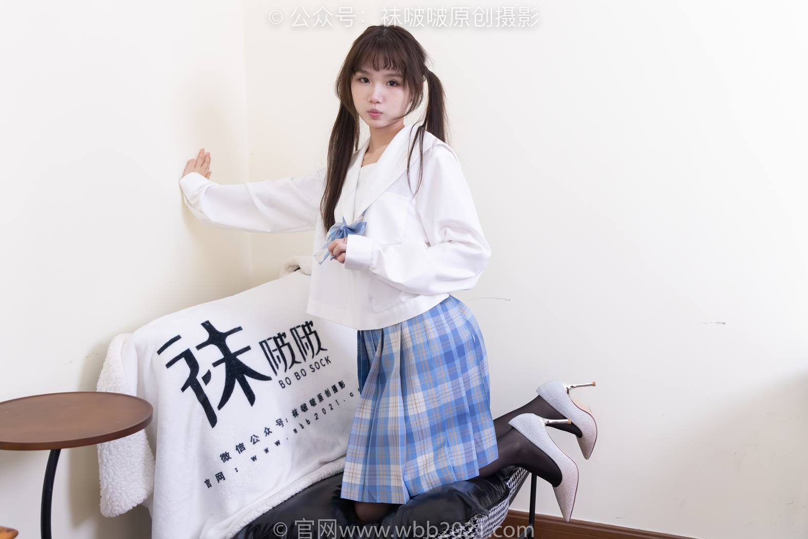 图片[16]-[BoBoSocks袜啵啵]NO.578 甜甜圈-高跟鞋、薄黑丝、薄白丝小腿袜、裸足、jk制服[117P] – 速更版-美库