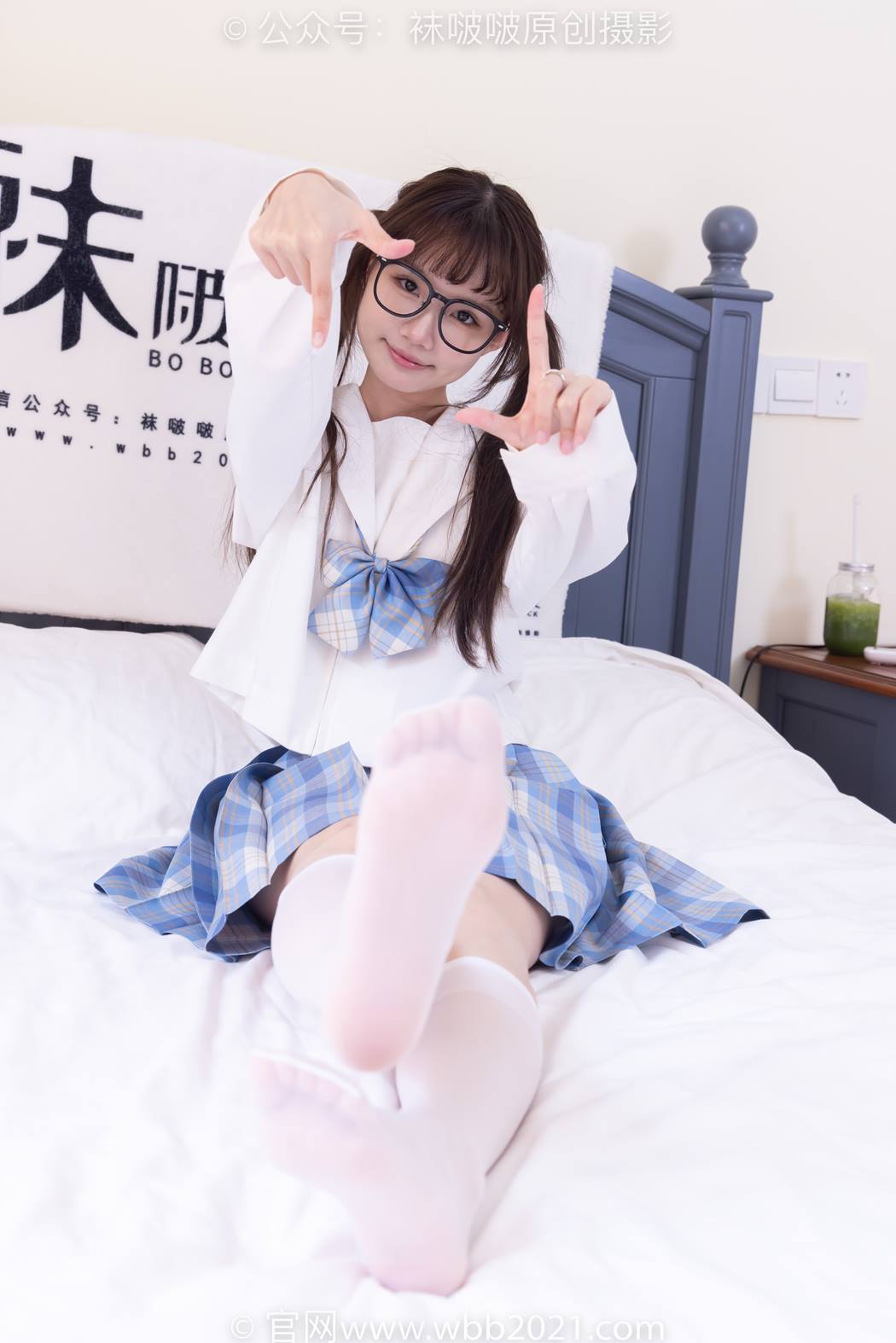 图片[106]-[BoBoSocks袜啵啵]NO.578 甜甜圈-高跟鞋、薄黑丝、薄白丝小腿袜、裸足、jk制服[117P] – 速更版-美库