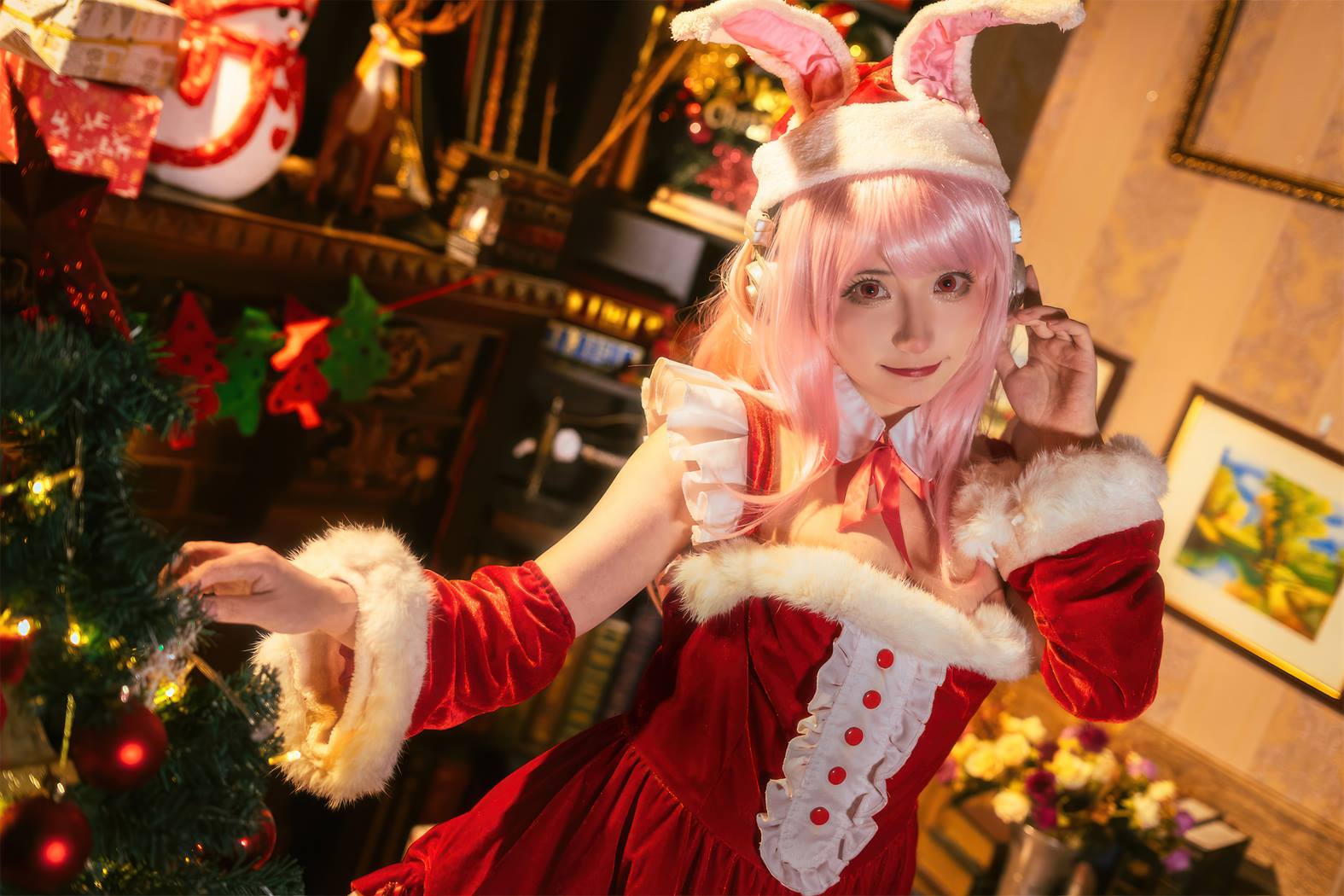 图片[35]-是三不是世w – 索尼子 圣诞[34P] – 速更版-美库