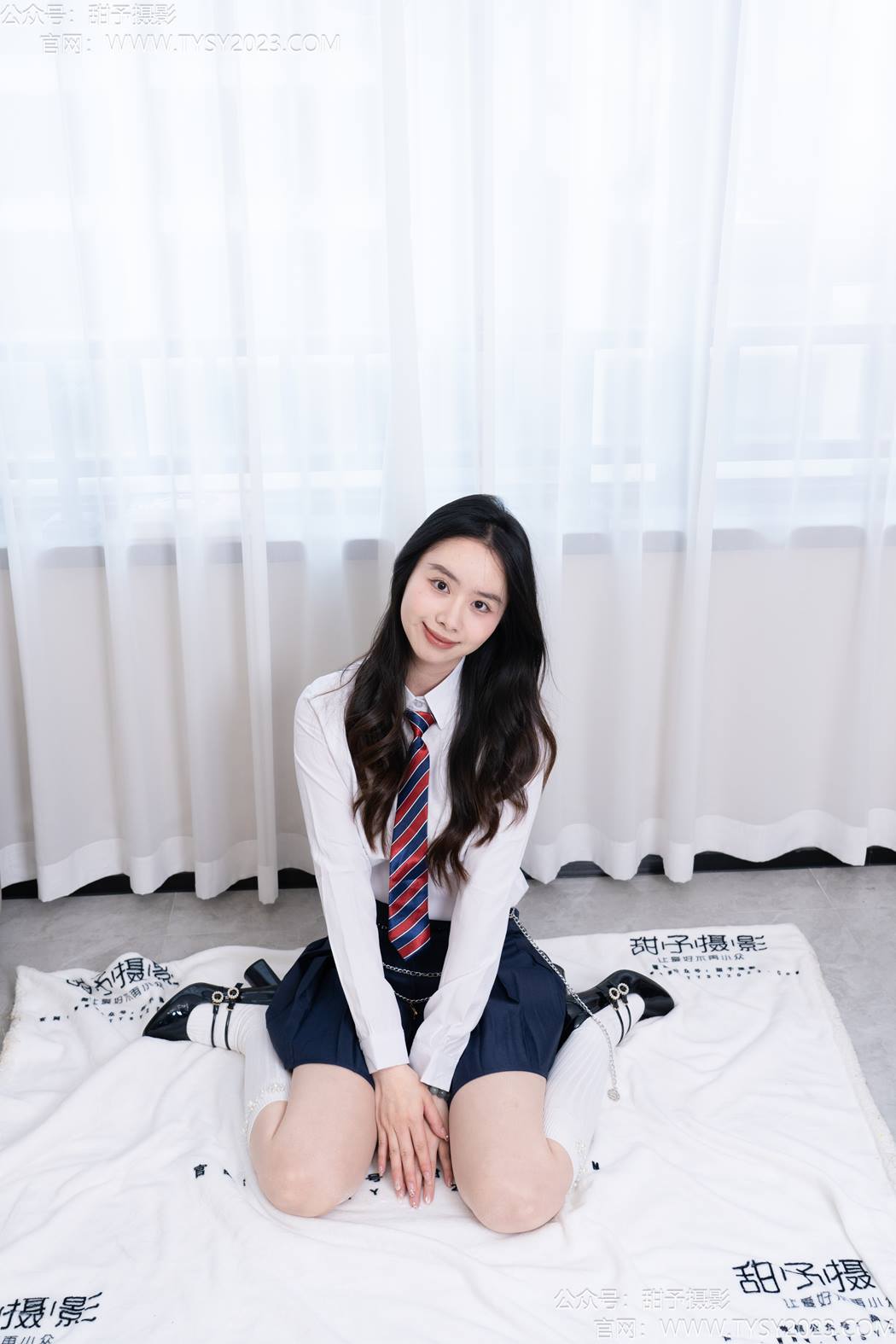 图片[77]-甜予摄影 NO.196 知知-皮鞋、高跟鞋、白棉袜、小腿袜、肉丝、黑丝[144P] – 速更版-美库