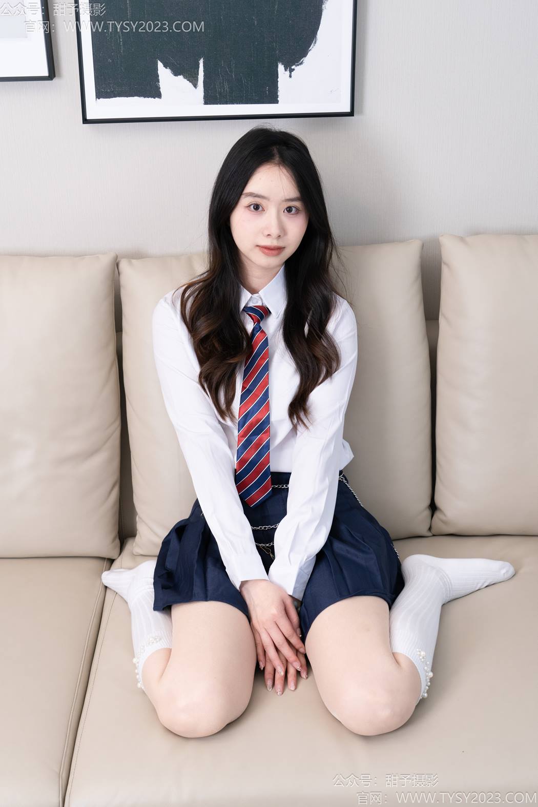 图片[93]-甜予摄影 NO.196 知知-皮鞋、高跟鞋、白棉袜、小腿袜、肉丝、黑丝[144P] – 速更版-美库