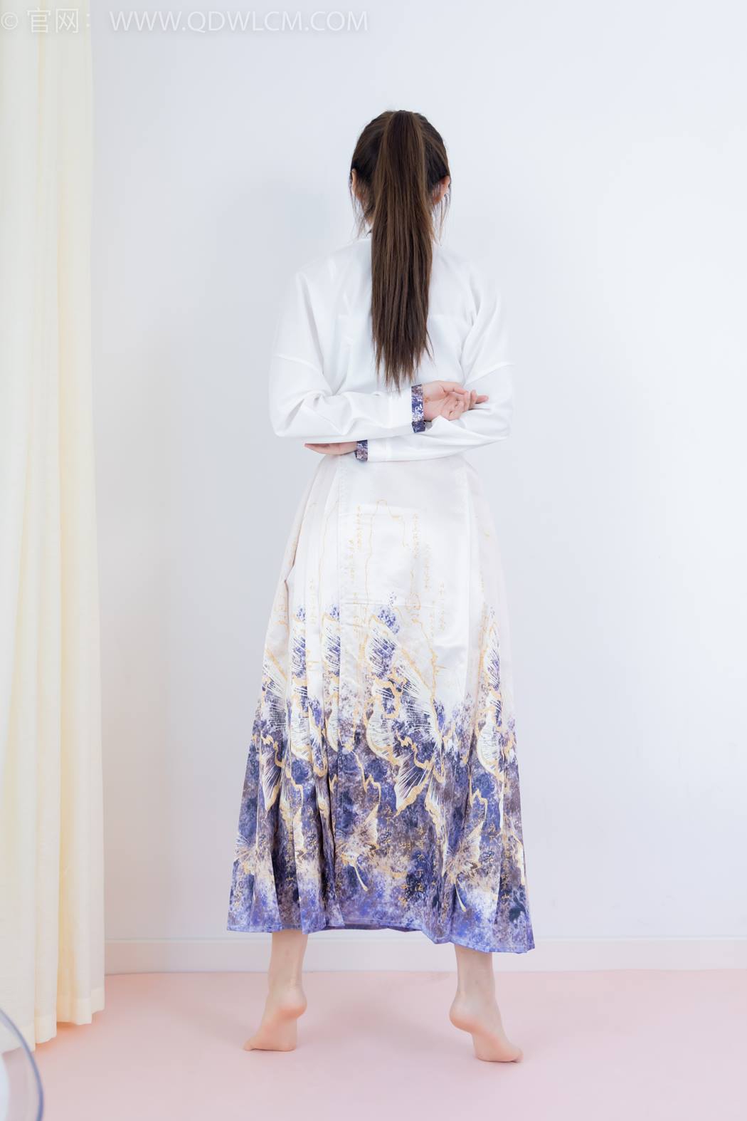 图片[123]-物恋传媒 NO.2410 泡泡-汉服、平底鞋、白棉袜、白船袜、薄肉丝[170P] – 速更版-美库