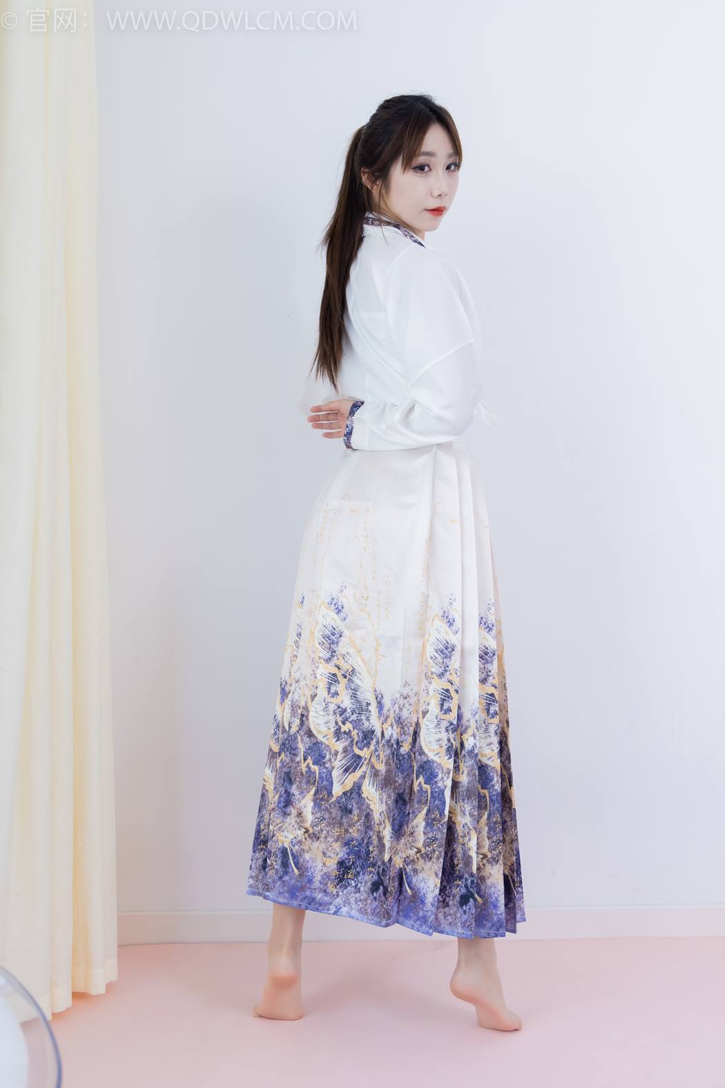 图片[124]-物恋传媒 NO.2410 泡泡-汉服、平底鞋、白棉袜、白船袜、薄肉丝[170P] – 速更版-美库