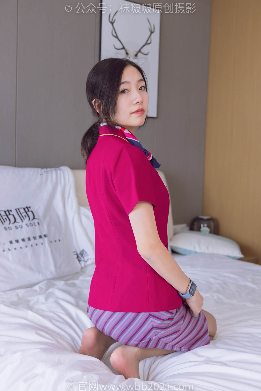 图片[48]-[BoBoSocks袜啵啵]NO.579 小甜豆-高跟鞋、咖啡丝、空姐制服[140P] – 速更版-美库