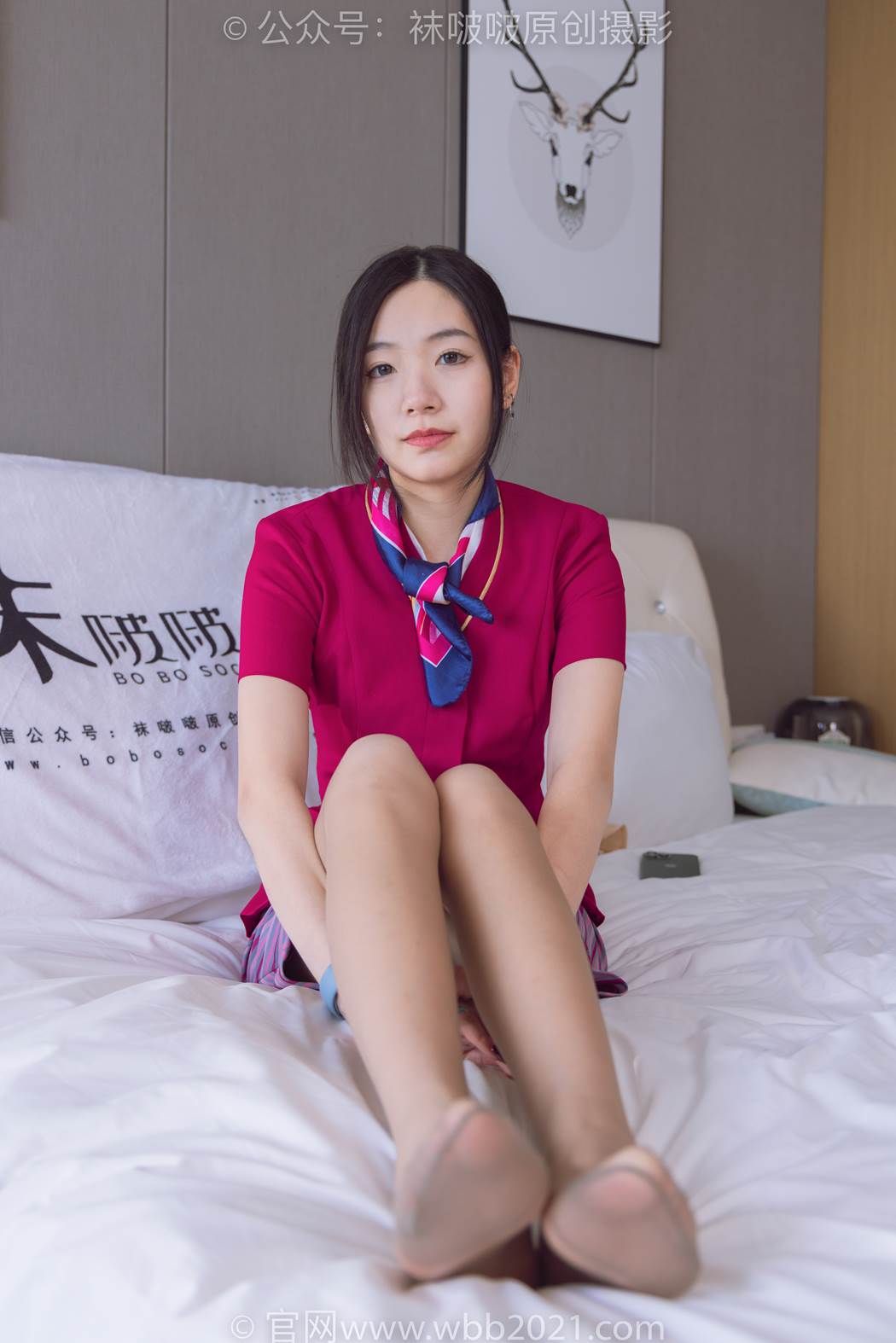 图片[70]-[BoBoSocks袜啵啵]NO.579 小甜豆-高跟鞋、咖啡丝、空姐制服[140P] – 速更版-美库