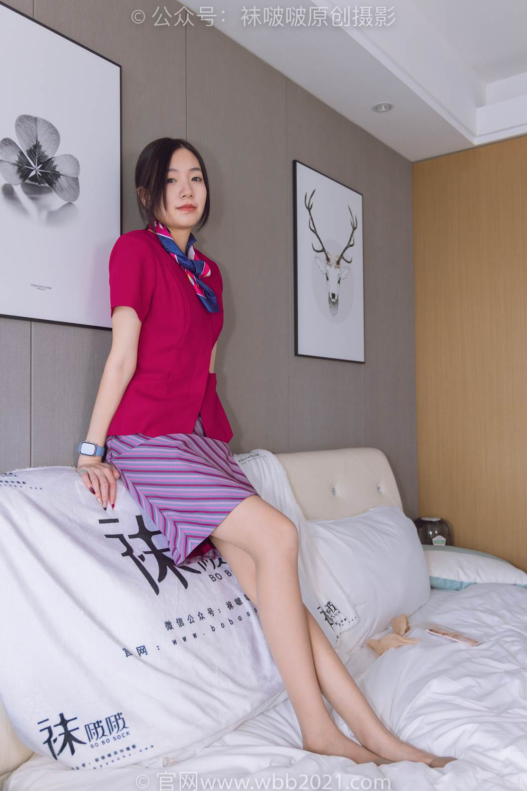 图片[106]-[BoBoSocks袜啵啵]NO.579 小甜豆-高跟鞋、咖啡丝、空姐制服[140P] – 速更版-美库