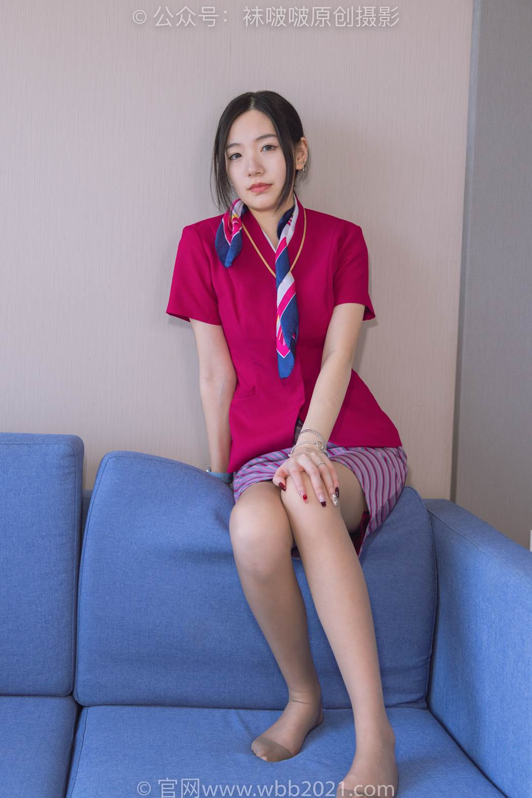 图片[117]-[BoBoSocks袜啵啵]NO.579 小甜豆-高跟鞋、咖啡丝、空姐制服[140P] – 速更版-美库