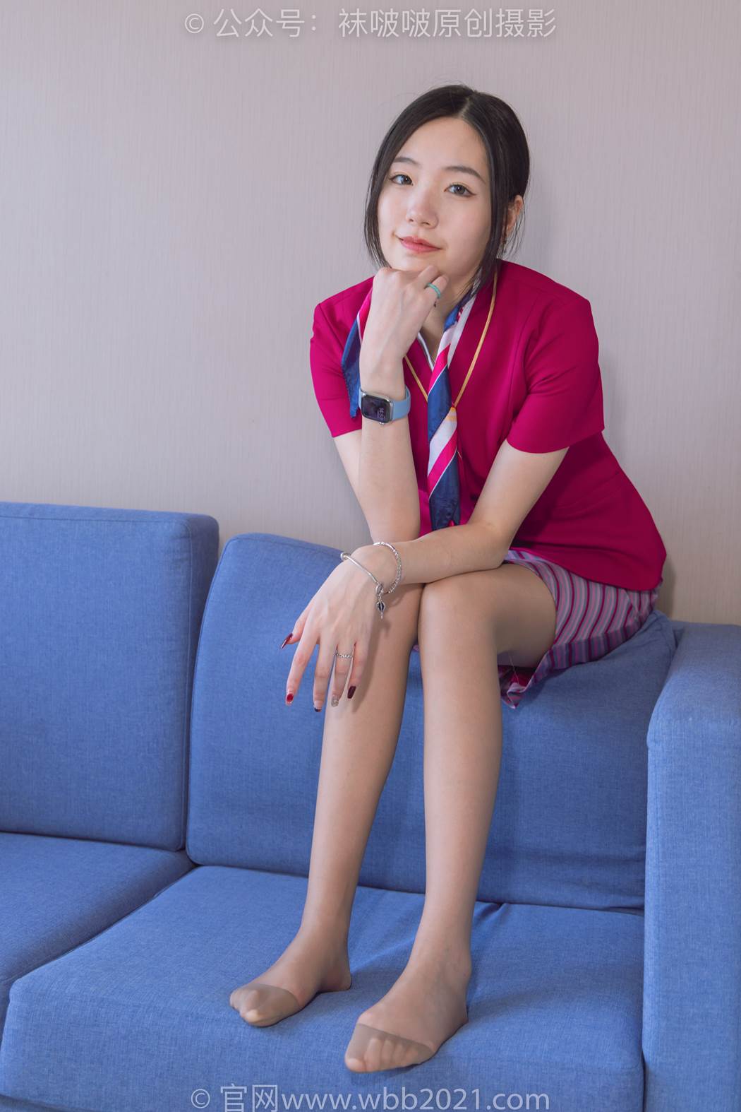 图片[118]-[BoBoSocks袜啵啵]NO.579 小甜豆-高跟鞋、咖啡丝、空姐制服[140P] – 速更版-美库