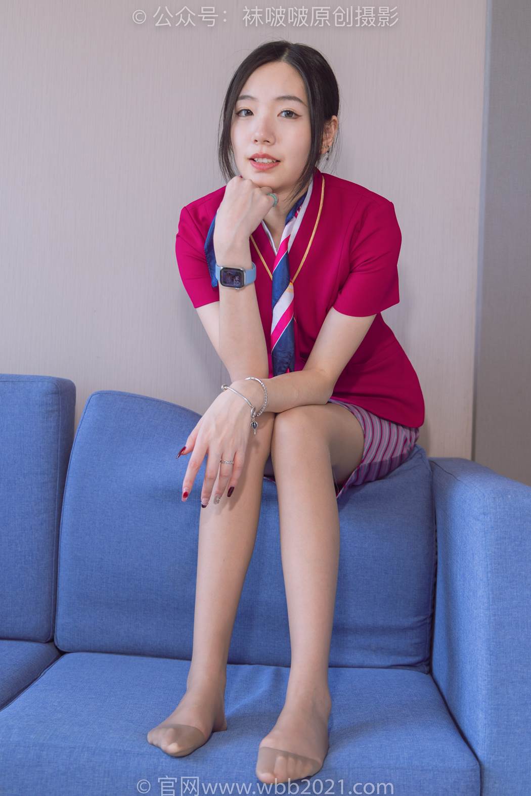 图片[119]-[BoBoSocks袜啵啵]NO.579 小甜豆-高跟鞋、咖啡丝、空姐制服[140P] – 速更版-美库