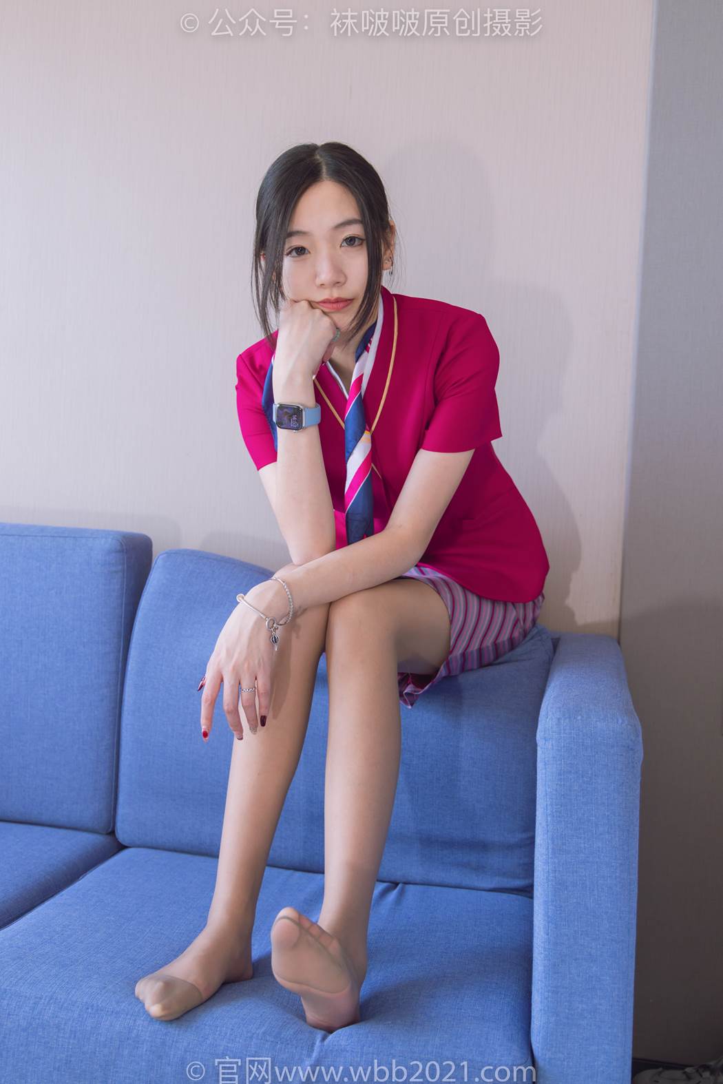 图片[121]-[BoBoSocks袜啵啵]NO.579 小甜豆-高跟鞋、咖啡丝、空姐制服[140P] – 速更版-美库