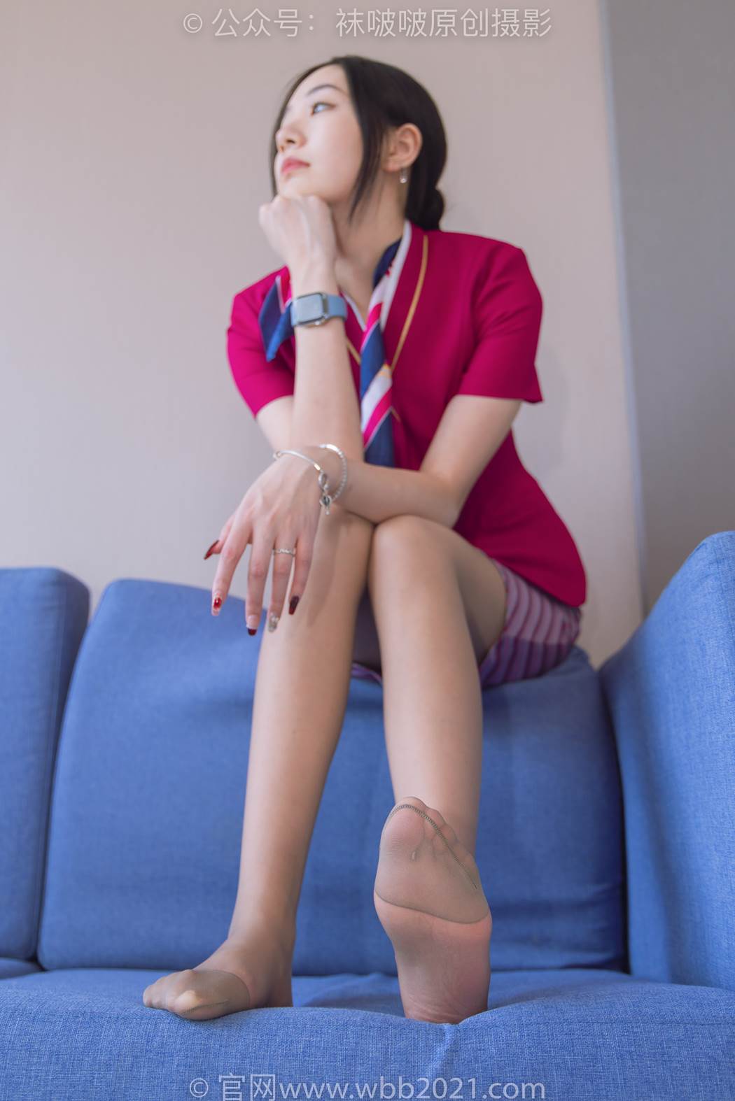 图片[122]-[BoBoSocks袜啵啵]NO.579 小甜豆-高跟鞋、咖啡丝、空姐制服[140P] – 速更版-美库