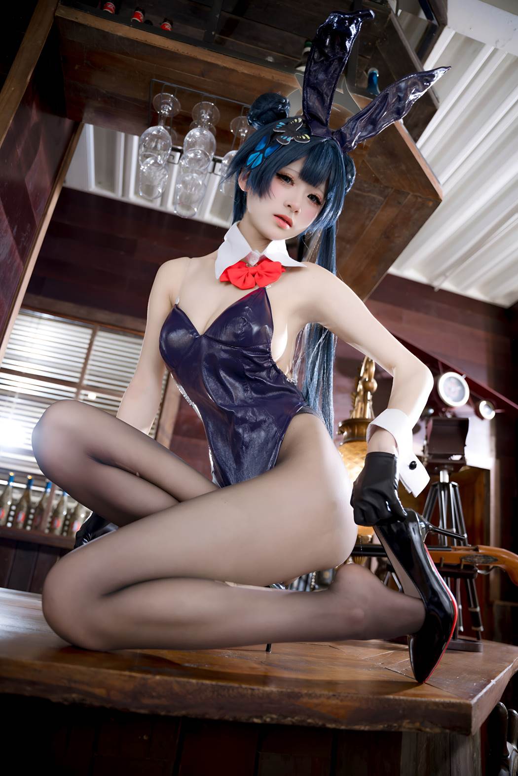 图片[12]-九柒喵 NO.022 – 蔚蓝档案 龙华妃咲 兔女郎[41P] – 速更版-美库