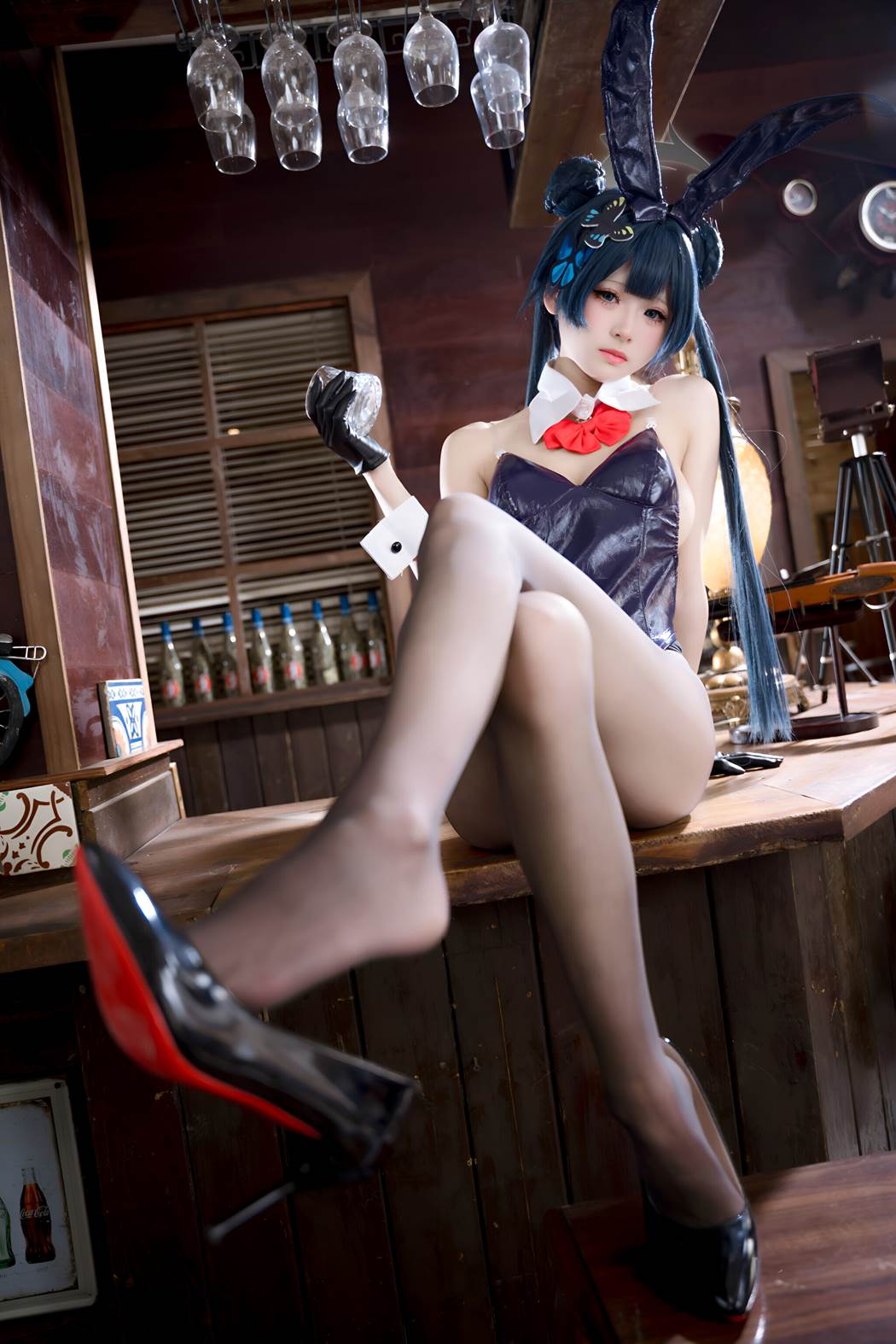 图片[16]-九柒喵 NO.022 – 蔚蓝档案 龙华妃咲 兔女郎[41P] – 速更版-美库