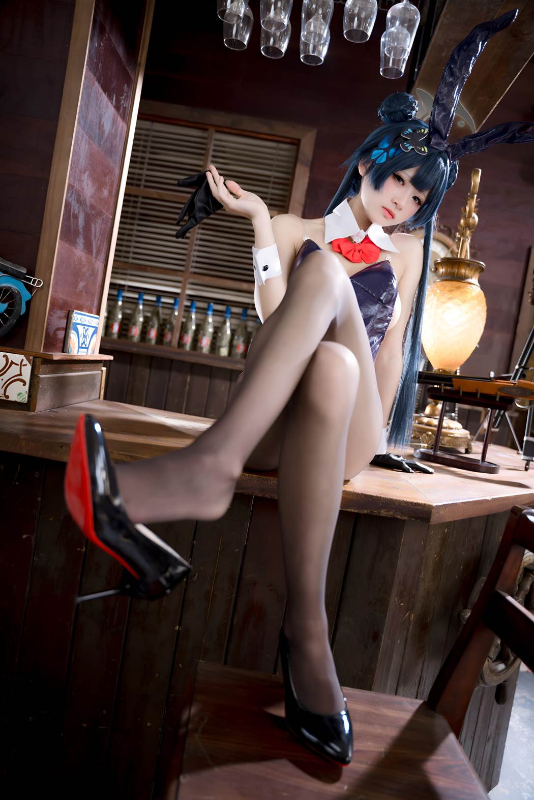 图片[37]-九柒喵 NO.022 – 蔚蓝档案 龙华妃咲 兔女郎[41P] – 速更版-美库