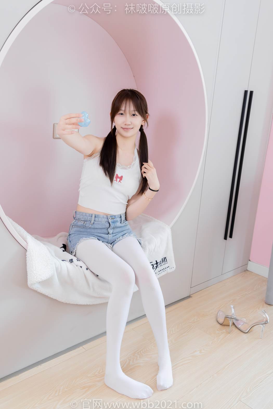 图片[37]-[BoBoSocks袜啵啵]NO.582 香菜-高跟鞋、厚白丝、裸足[124P] – 速更版-美库