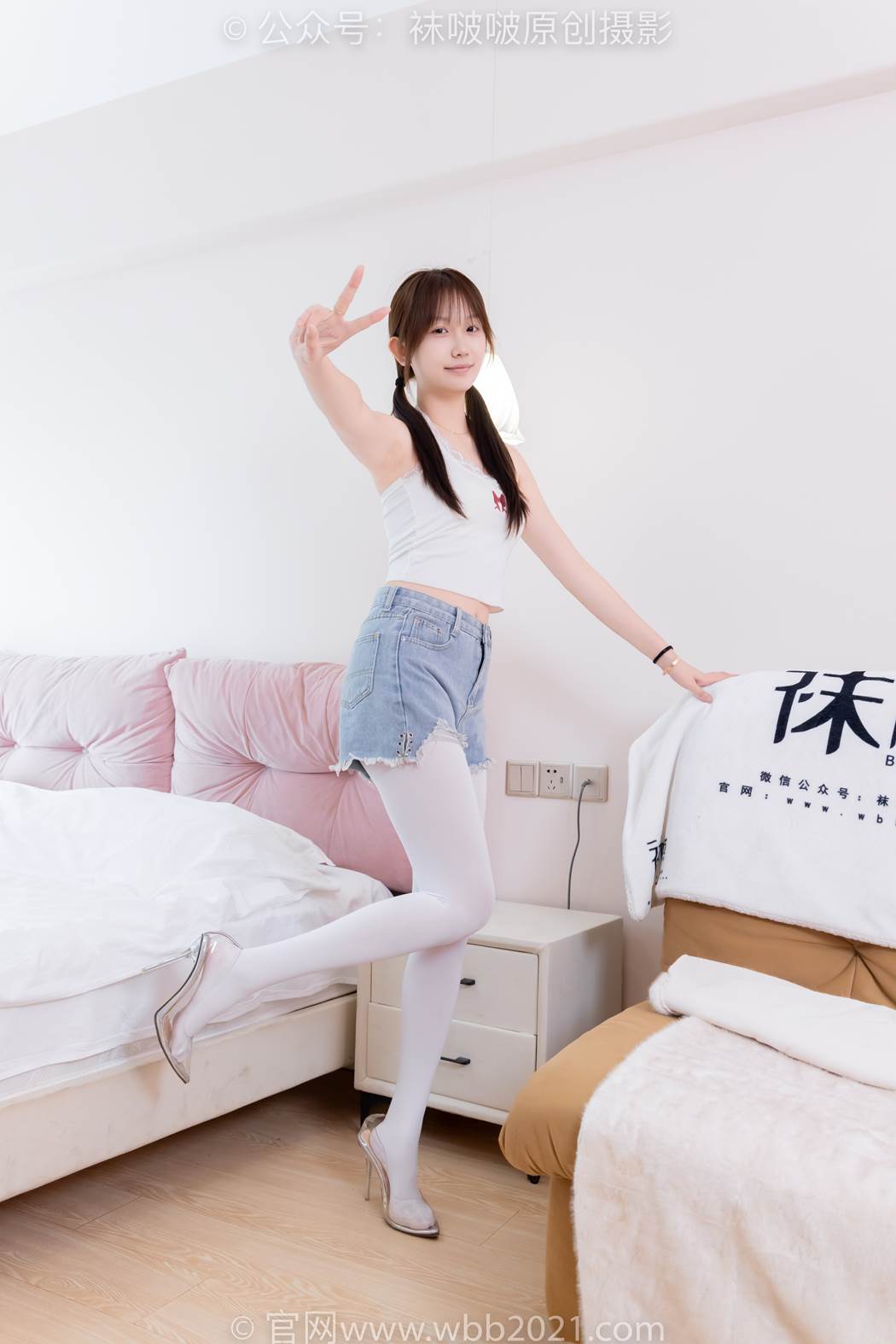 图片[43]-[BoBoSocks袜啵啵]NO.582 香菜-高跟鞋、厚白丝、裸足[124P] – 速更版-美库