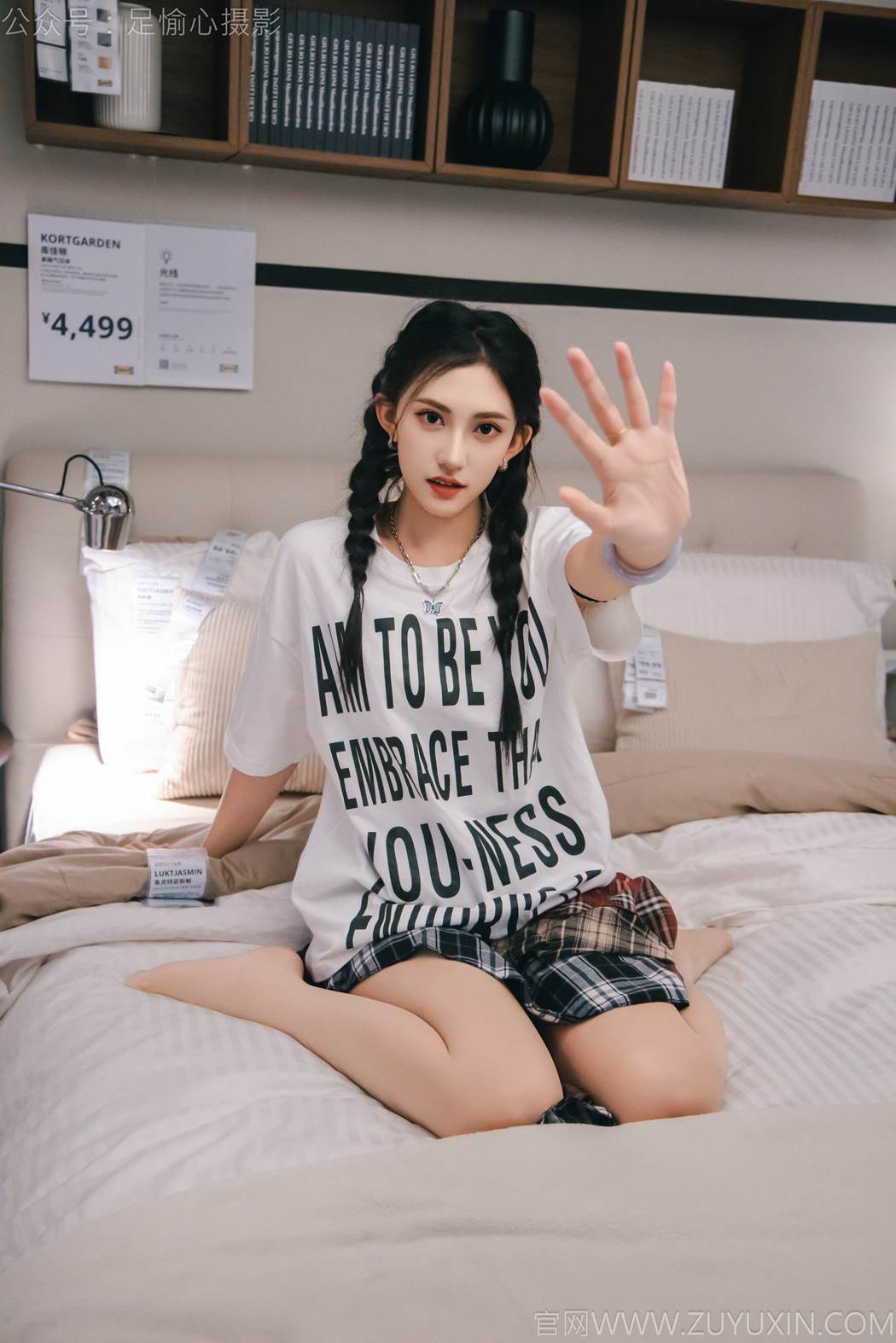 图片[37]-足愉心 NO.015 可乐（搭配：红色夹克、白T、短裙、马丁靴、肉丝色袜、白棉袜）[96P] – 速更版-美库