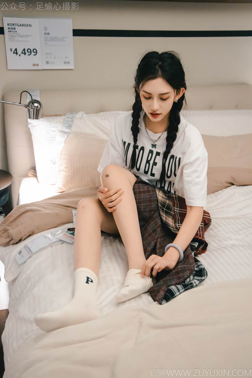 图片[49]-足愉心 NO.015 可乐（搭配：红色夹克、白T、短裙、马丁靴、肉丝色袜、白棉袜）[96P] – 速更版-美库