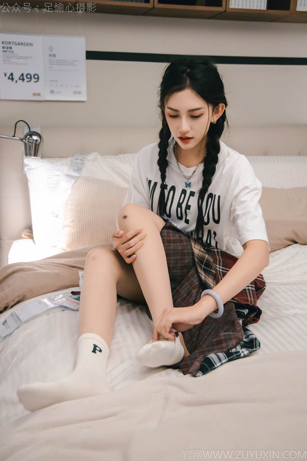 图片[58]-足愉心 NO.015 可乐（搭配：红色夹克、白T、短裙、马丁靴、肉丝色袜、白棉袜）[96P] – 速更版-美库