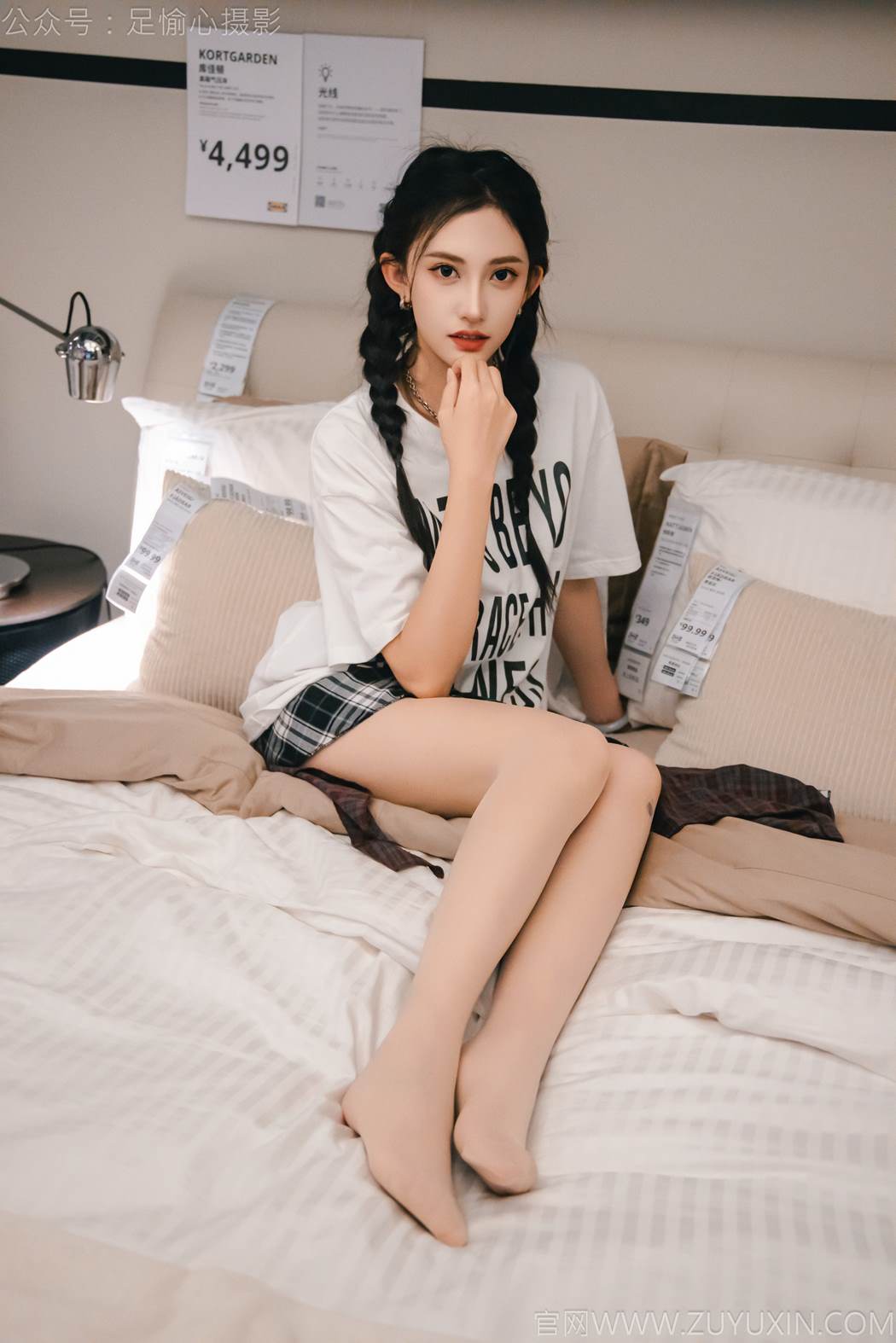 图片[61]-足愉心 NO.015 可乐（搭配：红色夹克、白T、短裙、马丁靴、肉丝色袜、白棉袜）[96P] – 速更版-美库