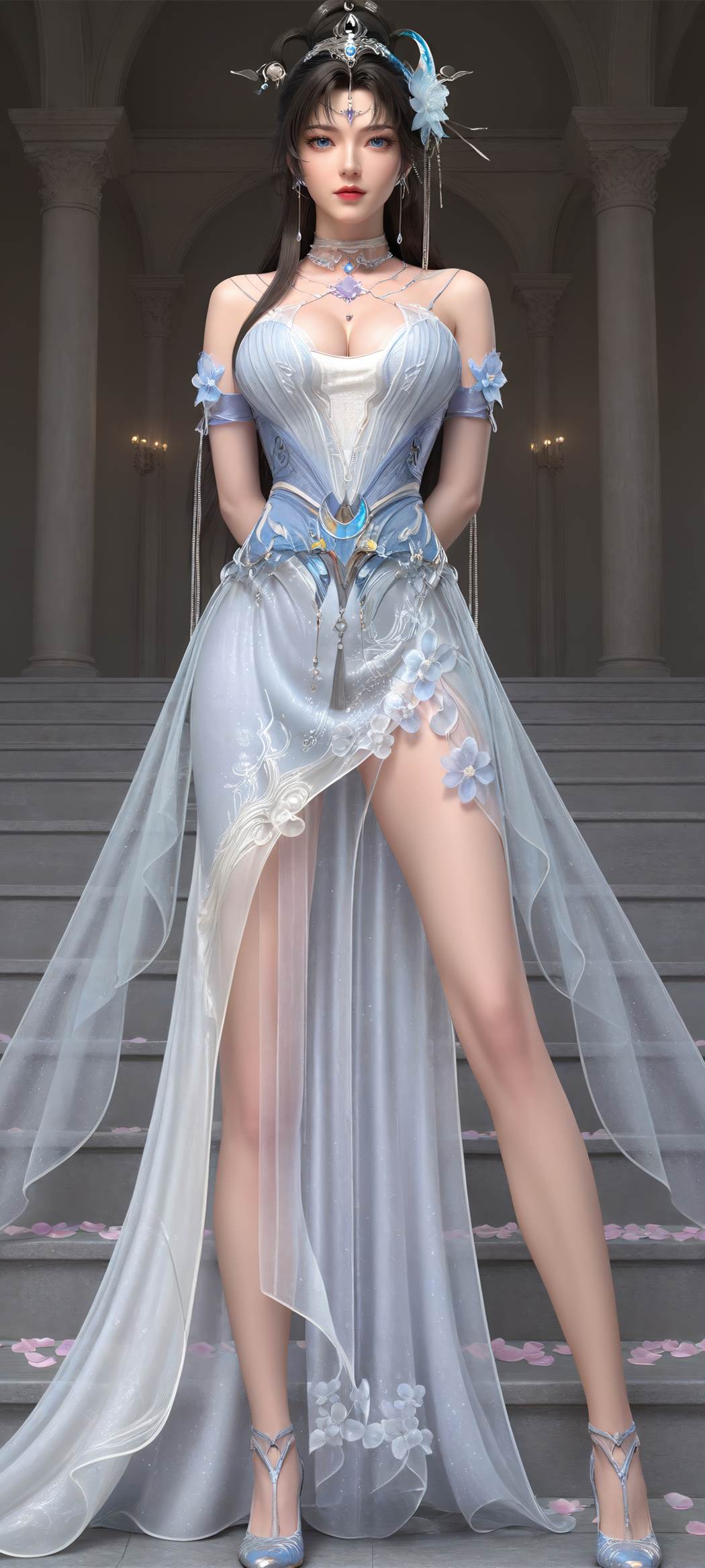 图片[16]-AI绘画 728 邀月 [84P] – 速更版-美库