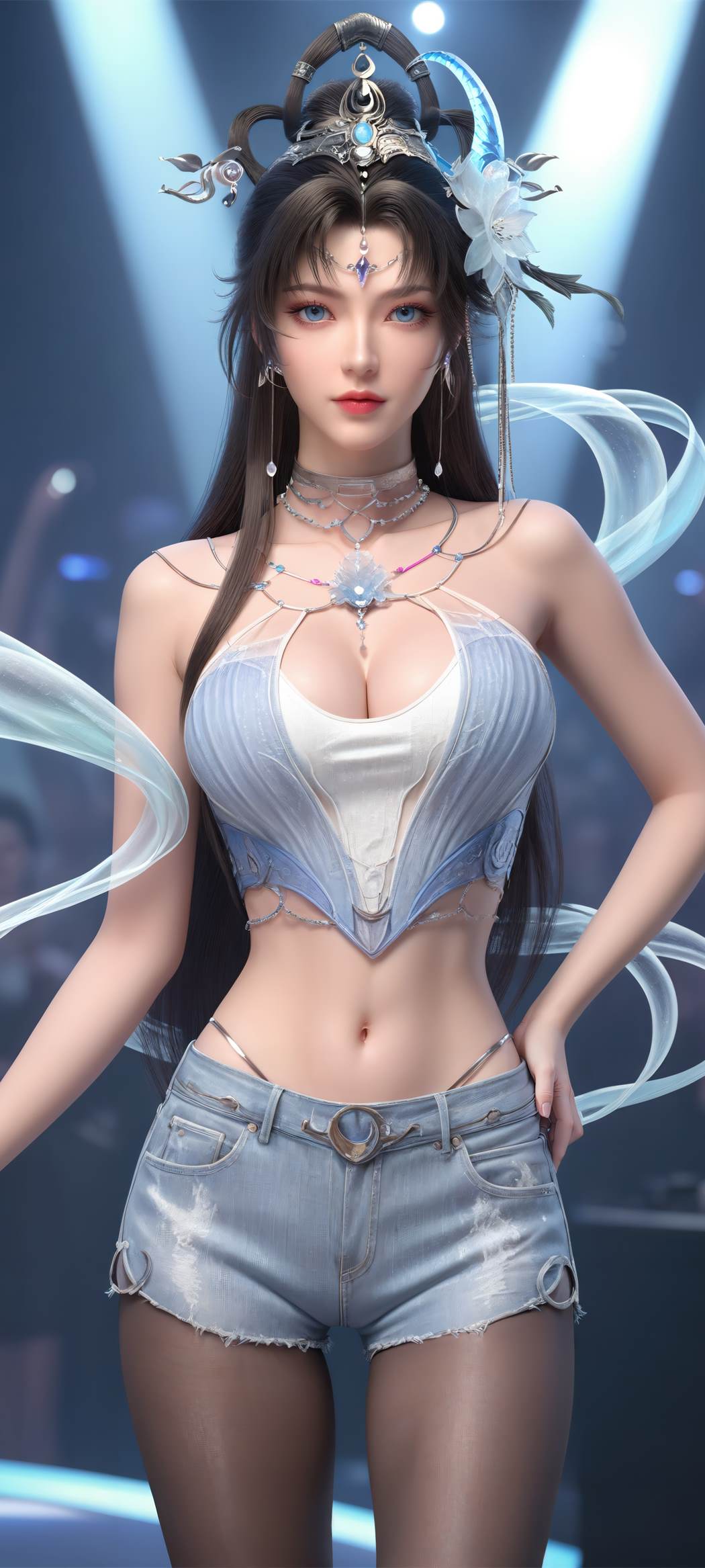 图片[17]-AI绘画 728 邀月 [84P] – 速更版-美库