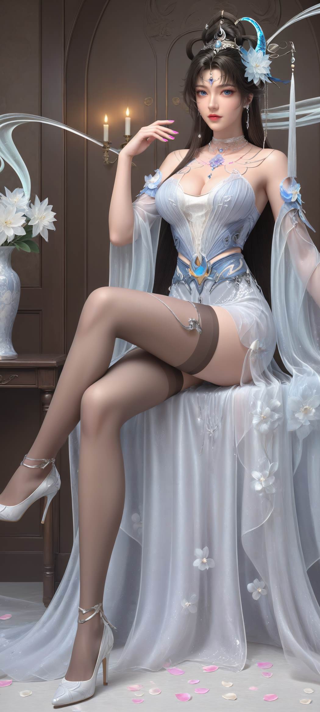 图片[25]-AI绘画 728 邀月 [84P] – 速更版-美库