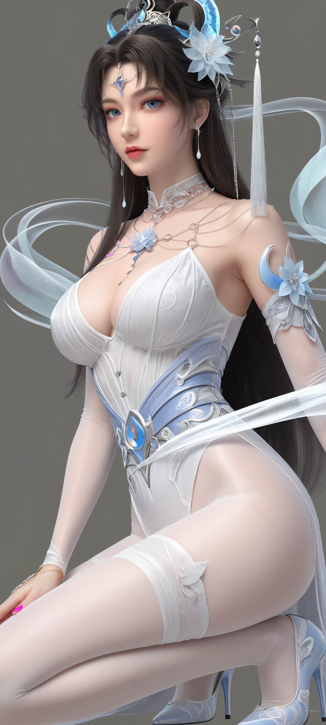 图片[30]-AI绘画 728 邀月 [84P] – 速更版-美库