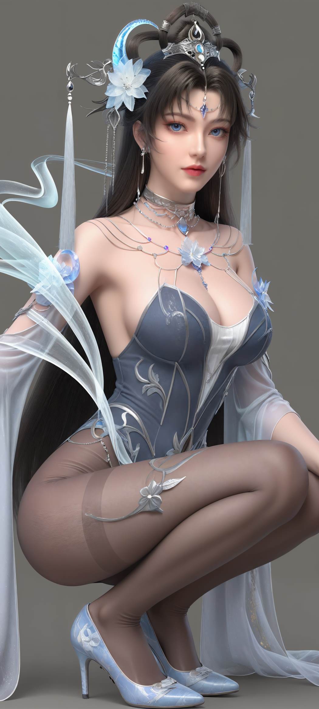 图片[31]-AI绘画 728 邀月 [84P] – 速更版-美库