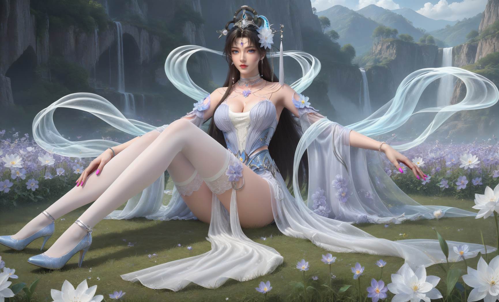 图片[36]-AI绘画 728 邀月 [84P] – 速更版-美库