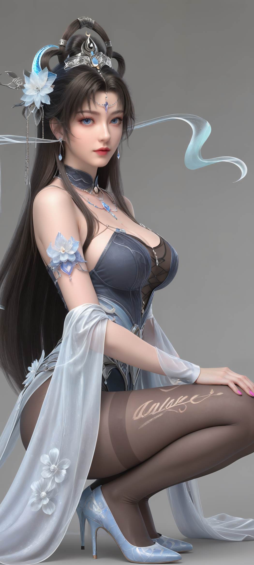 图片[39]-AI绘画 728 邀月 [84P] – 速更版-美库