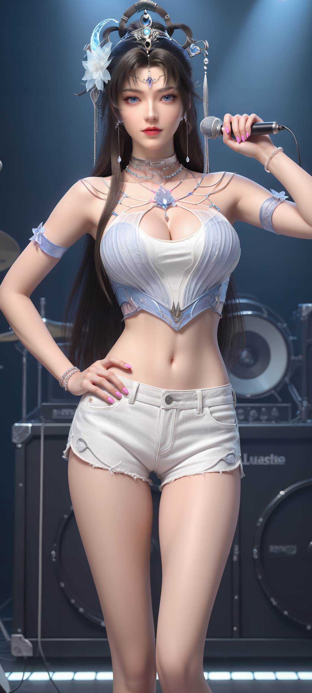 图片[47]-AI绘画 728 邀月 [84P] – 速更版-美库