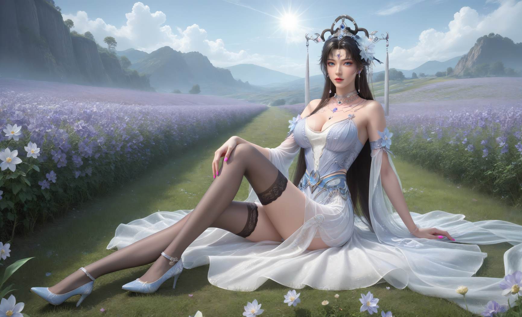 图片[53]-AI绘画 728 邀月 [84P] – 速更版-美库