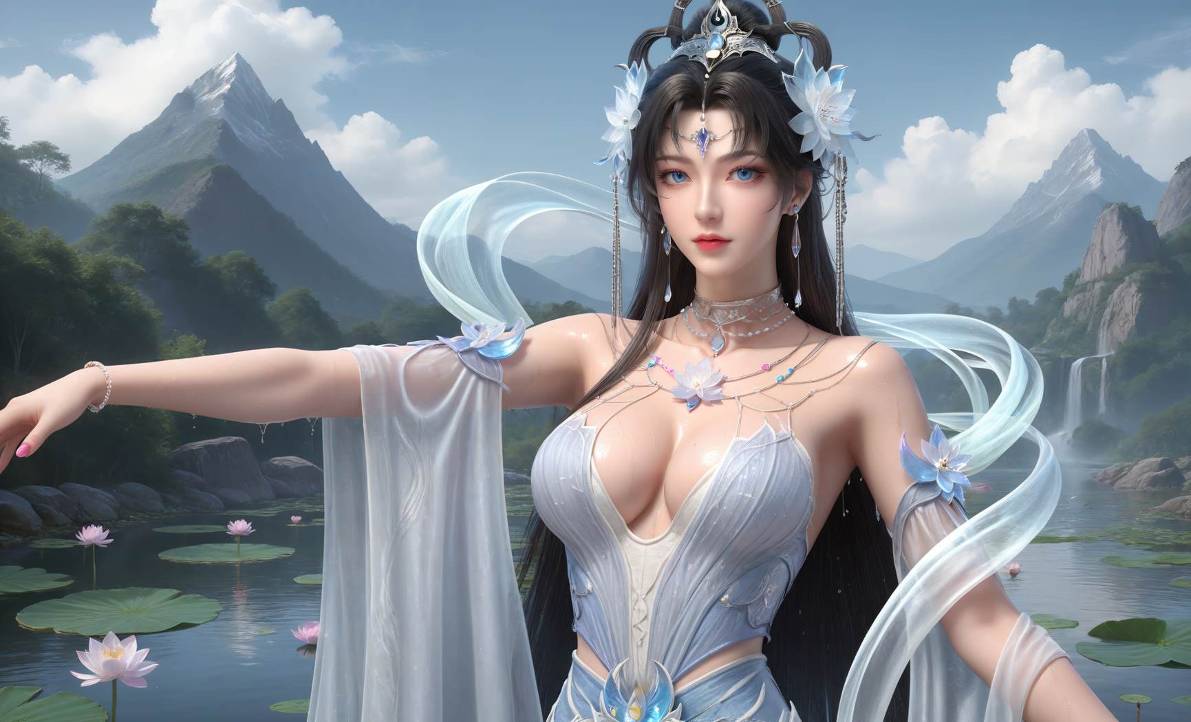 图片[60]-AI绘画 728 邀月 [84P] – 速更版-美库