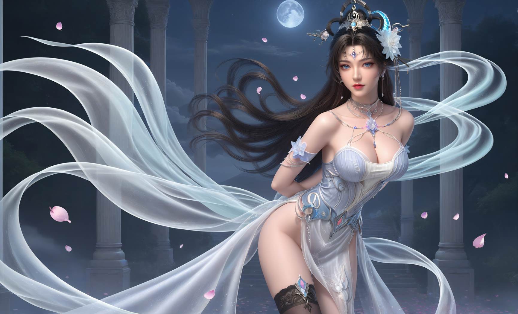 图片[65]-AI绘画 728 邀月 [84P] – 速更版-美库