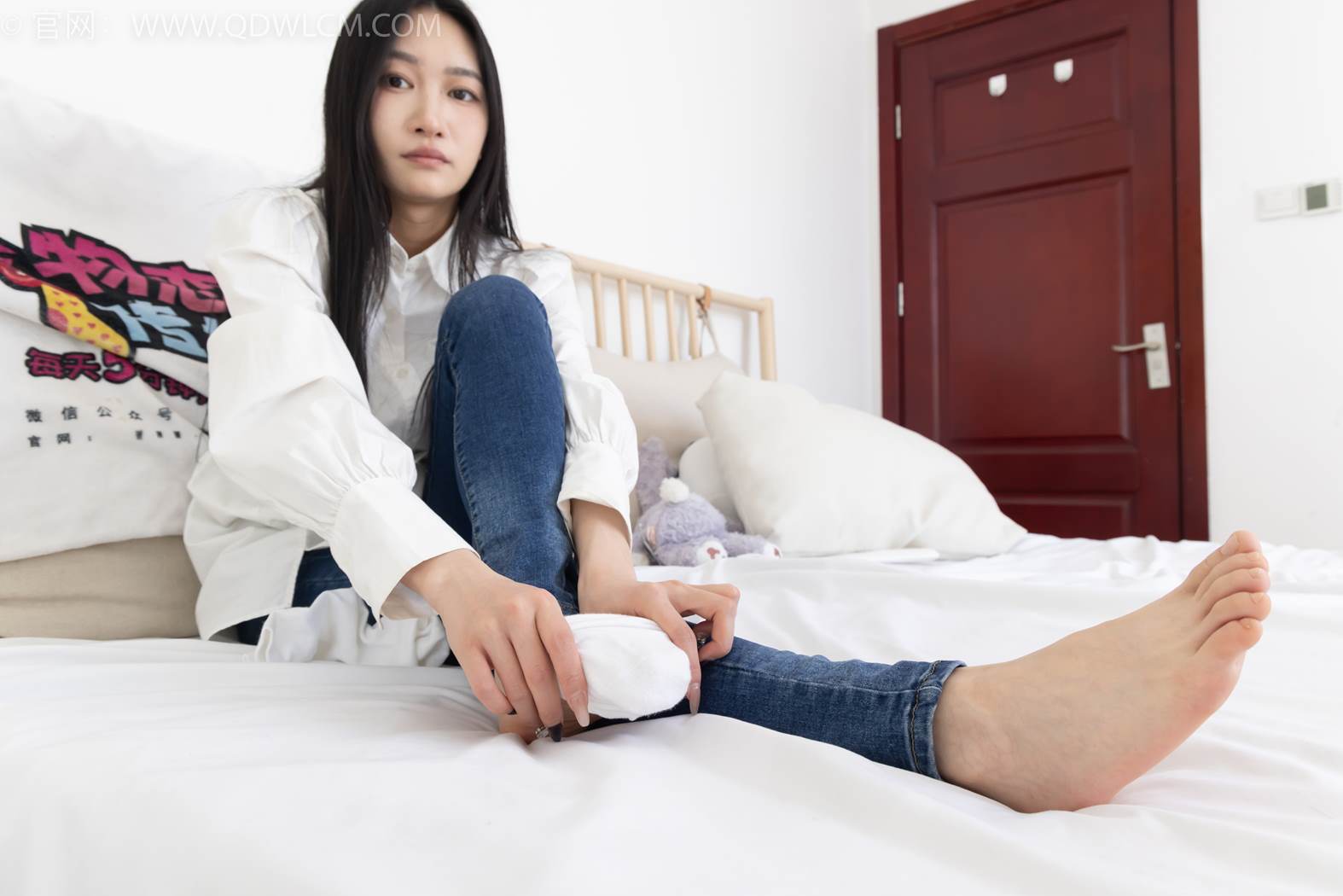 图片[44]-物恋传媒 NO.2418 小影-帆布鞋、白棉袜、短白丝、裸足[118P] – 速更版-美库