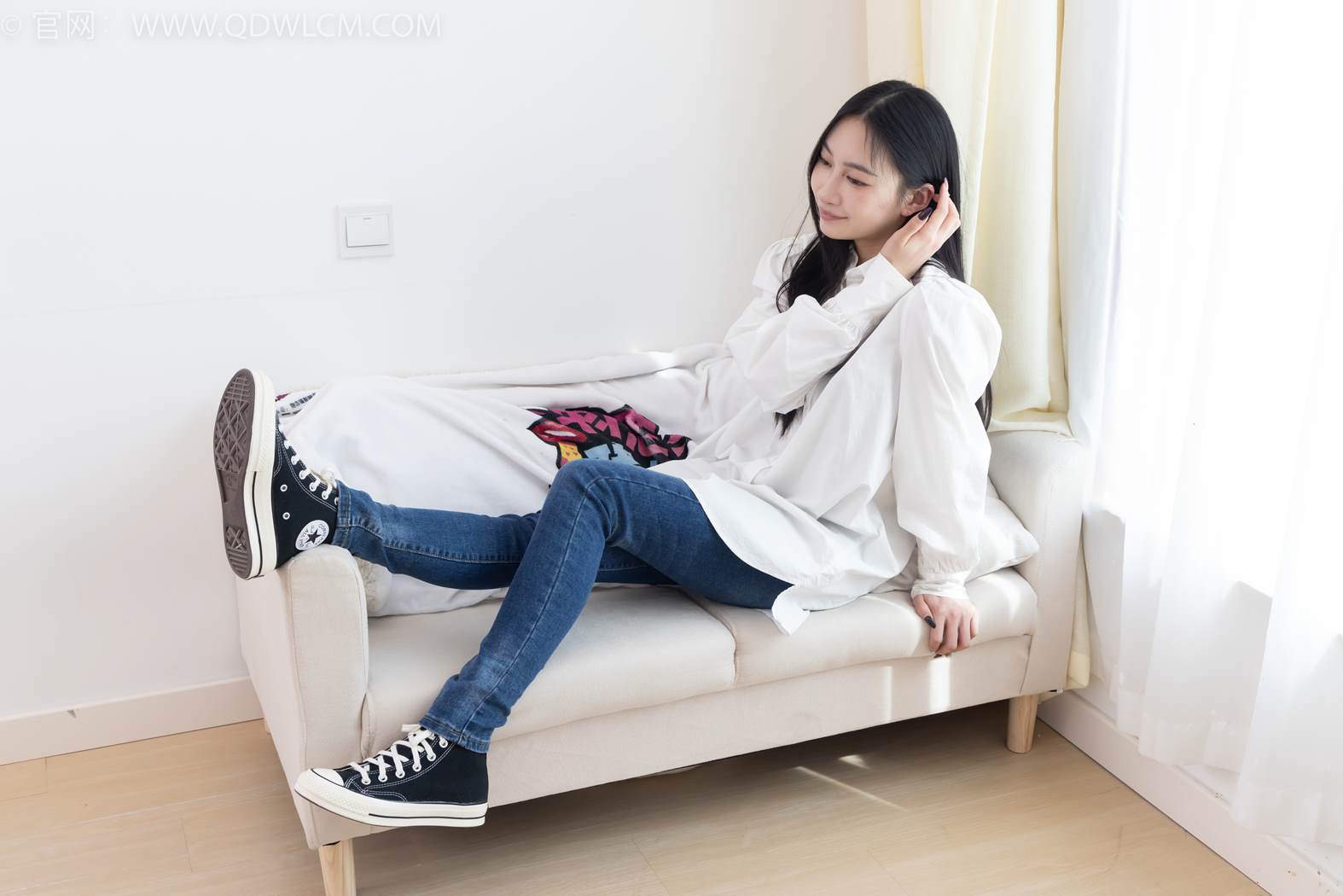 图片[50]-物恋传媒 NO.2418 小影-帆布鞋、白棉袜、短白丝、裸足[118P] – 速更版-美库