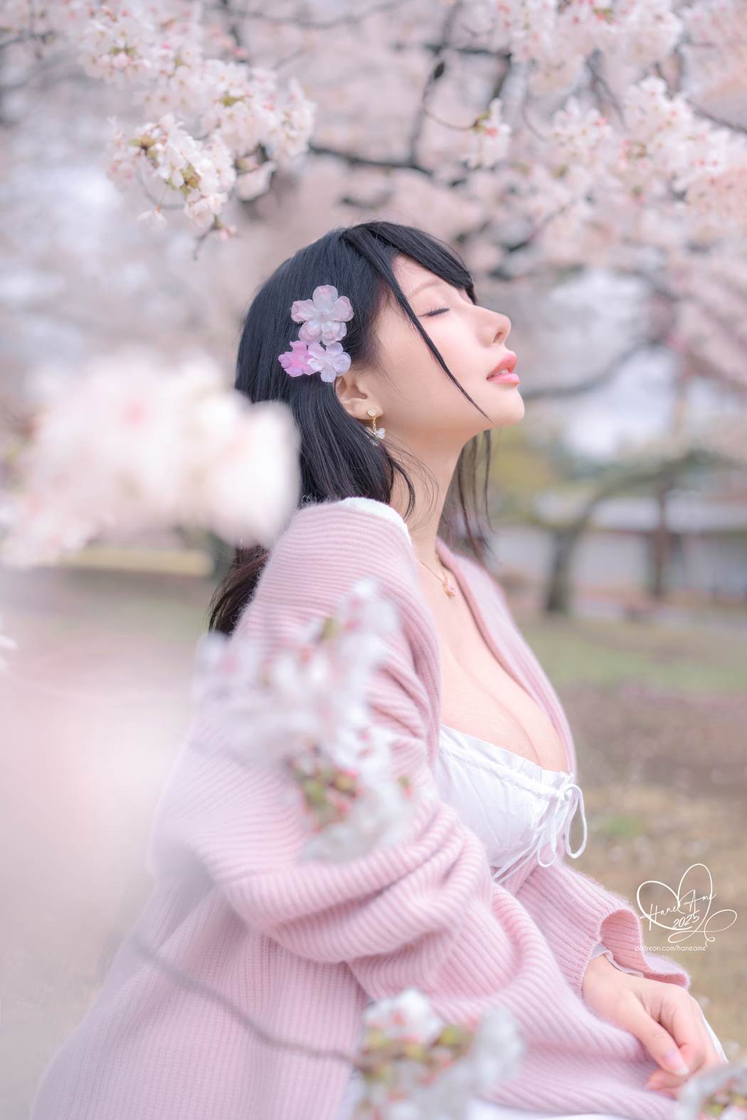 图片[13]-Hane Ame 雨波写真 NO.258 – 雨樱下的约定[63P] – 速更版-美库