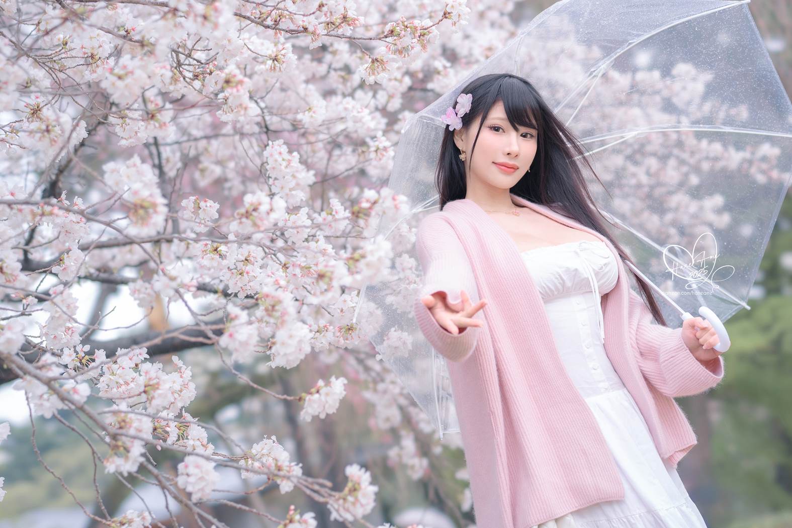 图片[22]-Hane Ame 雨波写真 NO.258 – 雨樱下的约定[63P] – 速更版-美库