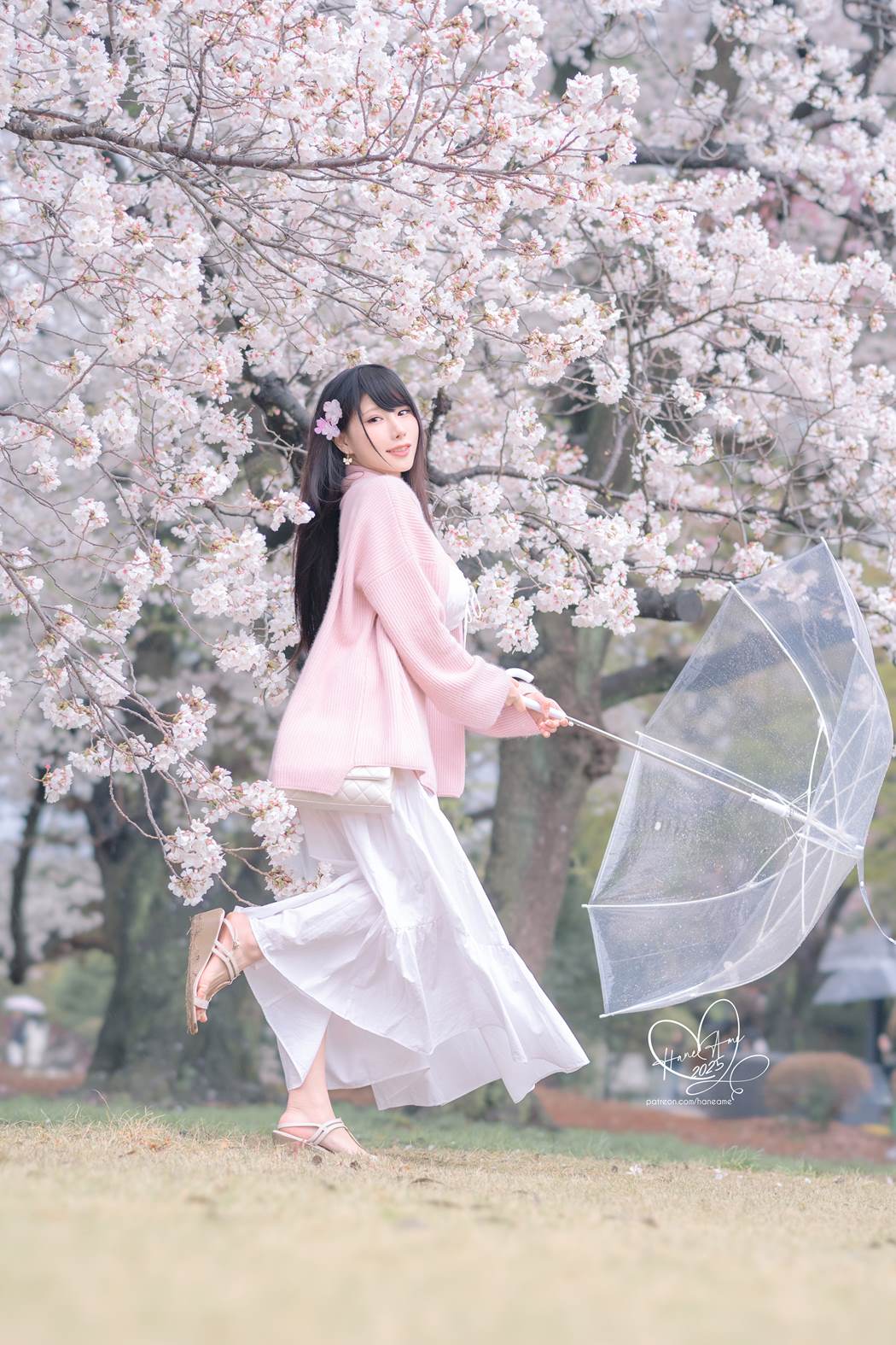 图片[25]-Hane Ame 雨波写真 NO.258 – 雨樱下的约定[63P] – 速更版-美库