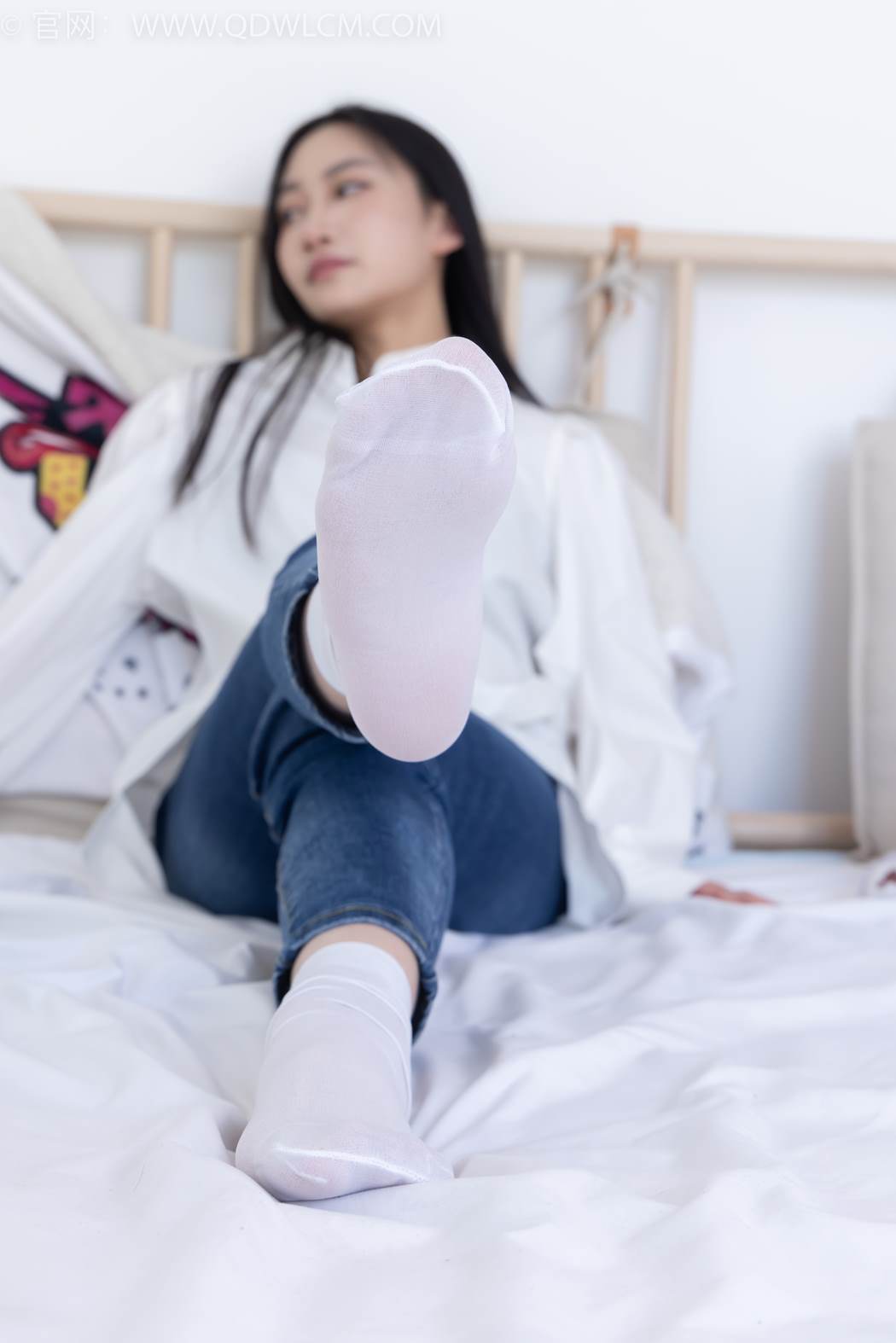 图片[111]-物恋传媒 NO.2418 小影-帆布鞋、白棉袜、短白丝、裸足[118P] – 速更版-美库