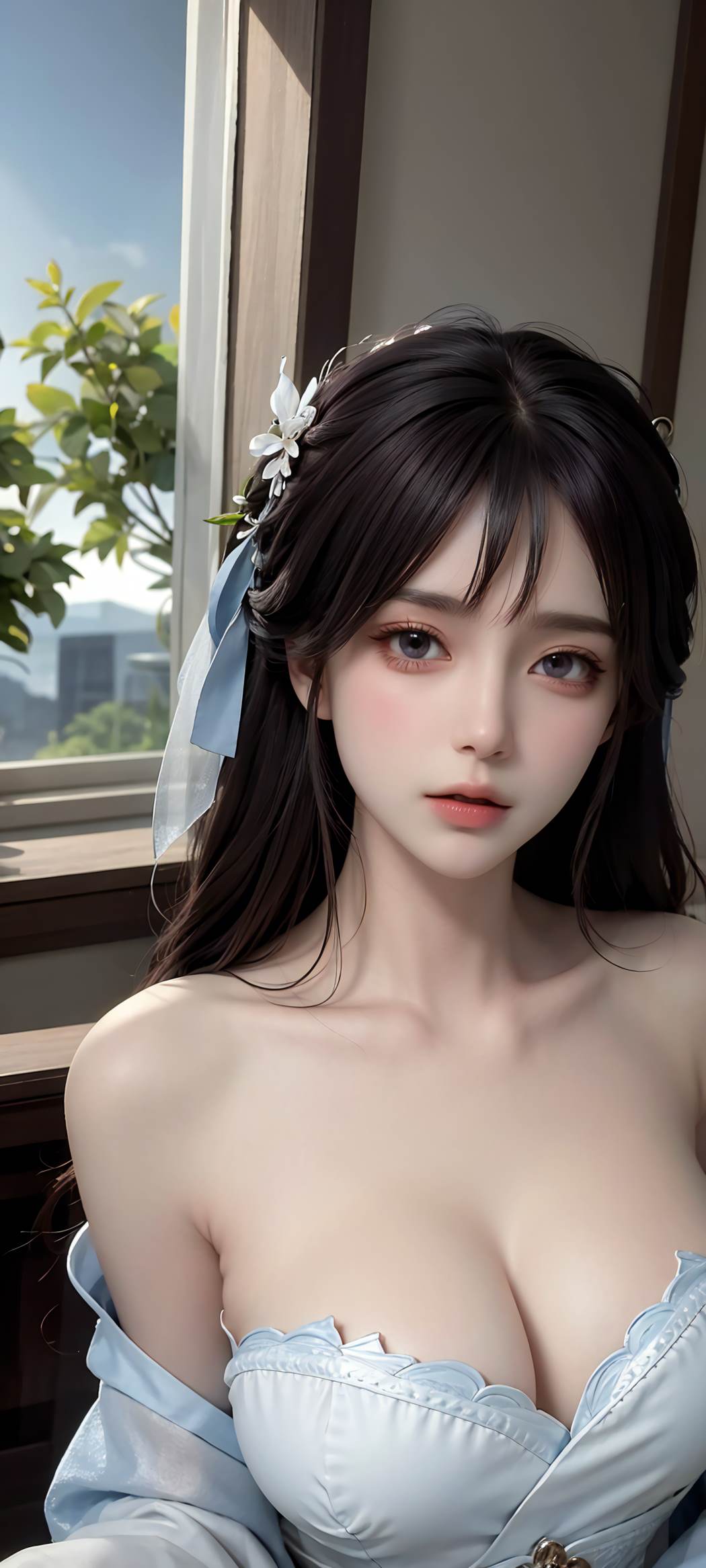 图片[10]-AI绘画 732 蓝色裙摆[56P] – 速更版-美库